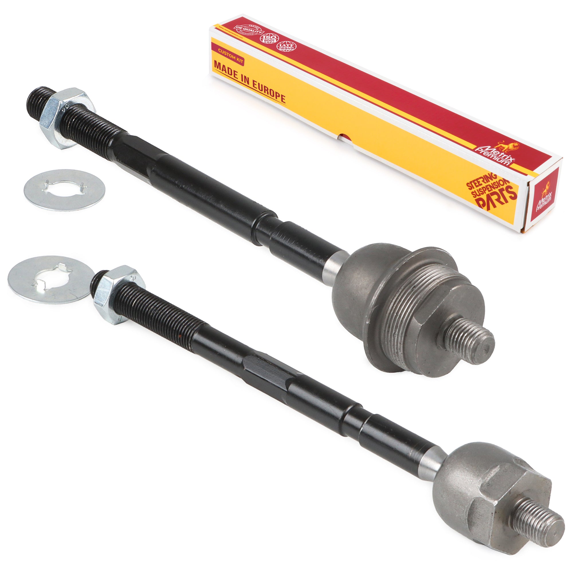 Metrix Premium Chassis Parts Front Left & Right Inner Tie Rod End Kit 90950MT OEM fit auto parts