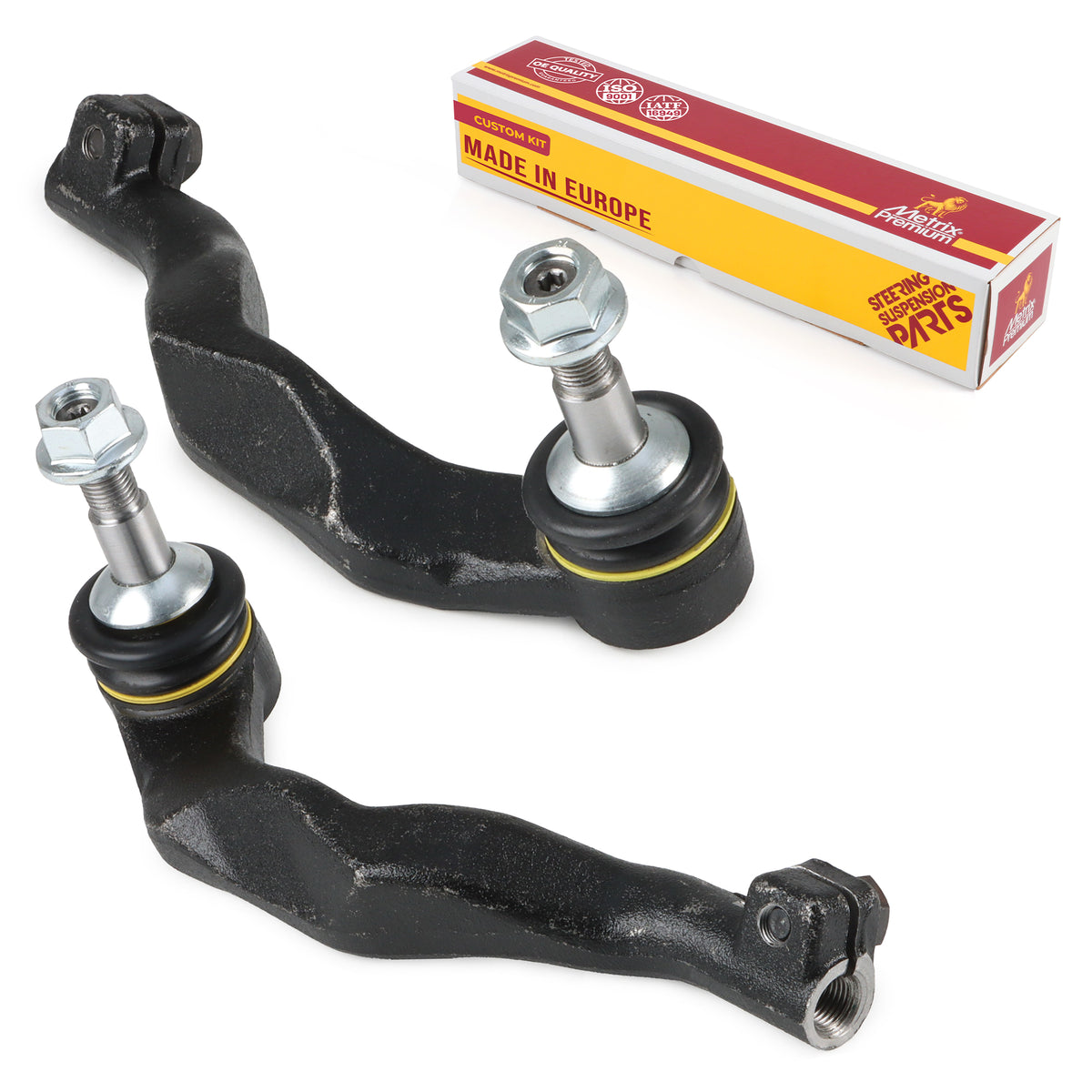 Metrix Premium Chassis Parts Front Left & Right Outer Tie Rod End Kit 90961MT OEM fit auto parts
