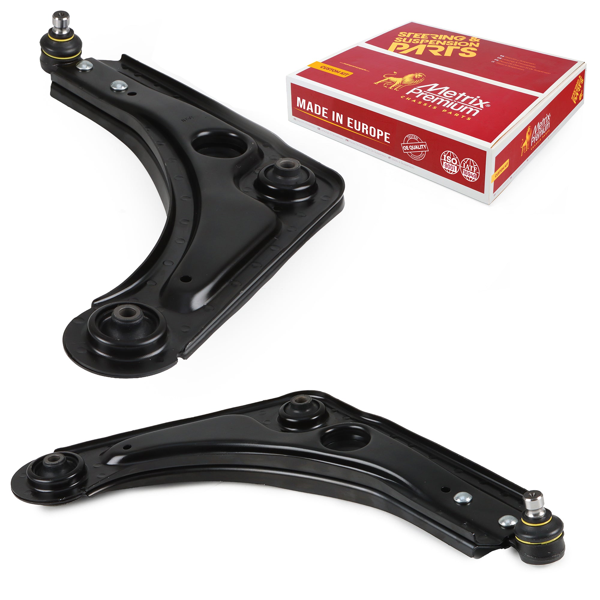 Metrix Premium Chassis Parts Front Left & Right Lower Control Arm and Ball Joint Assembly Kit 90968MT OEM fit auto parts