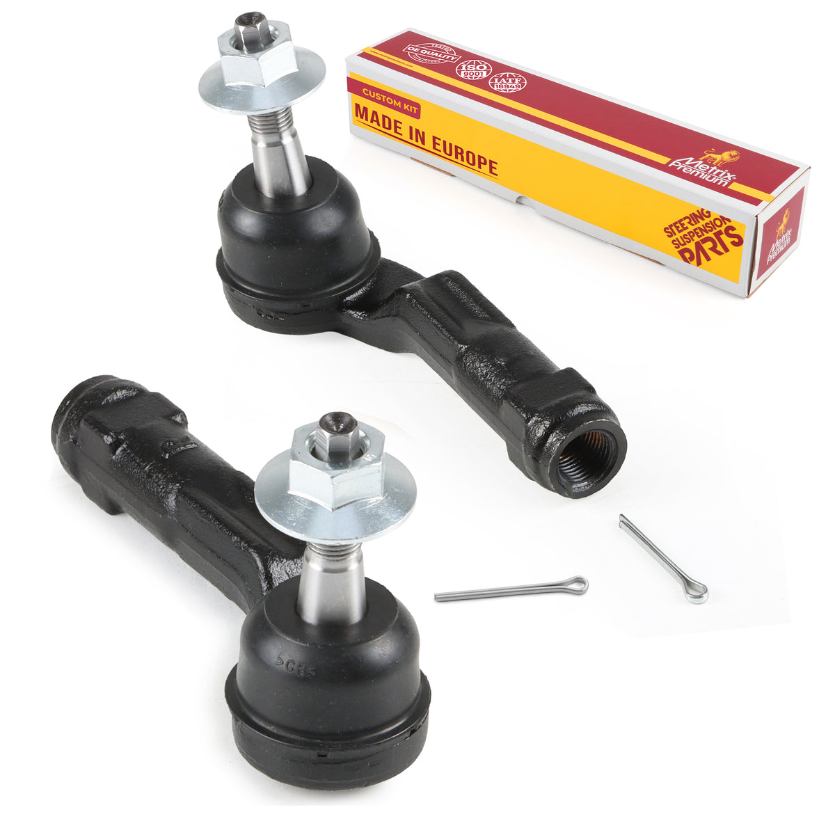 Metrix Premium Chassis Parts Front Left & Right Outer Tie Rod End Kit 90971MT OEM fit auto parts