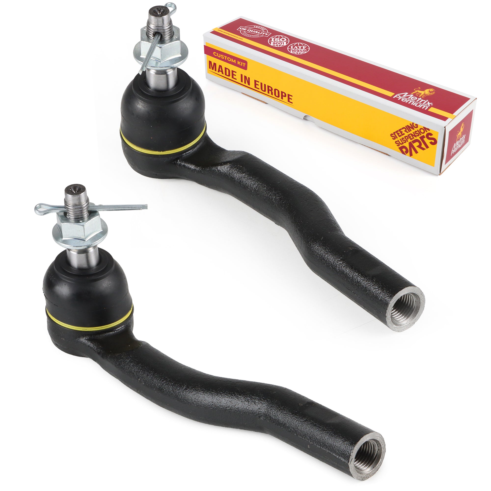 Metrix Premium Chassis Parts Front Left & Right Outer Tie Rod End Kit 90972MT OEM fit auto parts