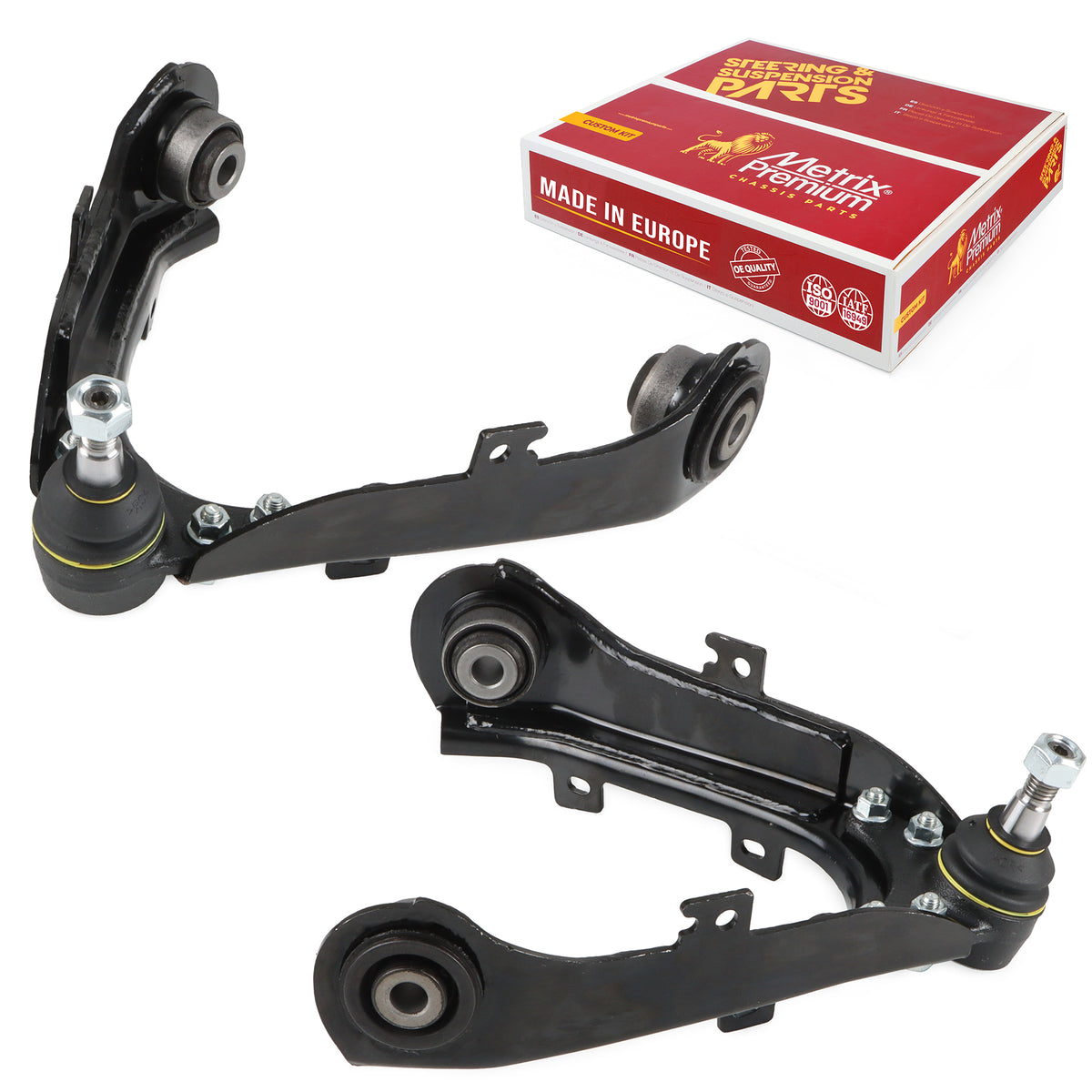 Metrix Premium Chassis Parts Front Left & Right Upper Control Arm and Ball Joint Assembly Kit 90982MT OEM fit auto parts