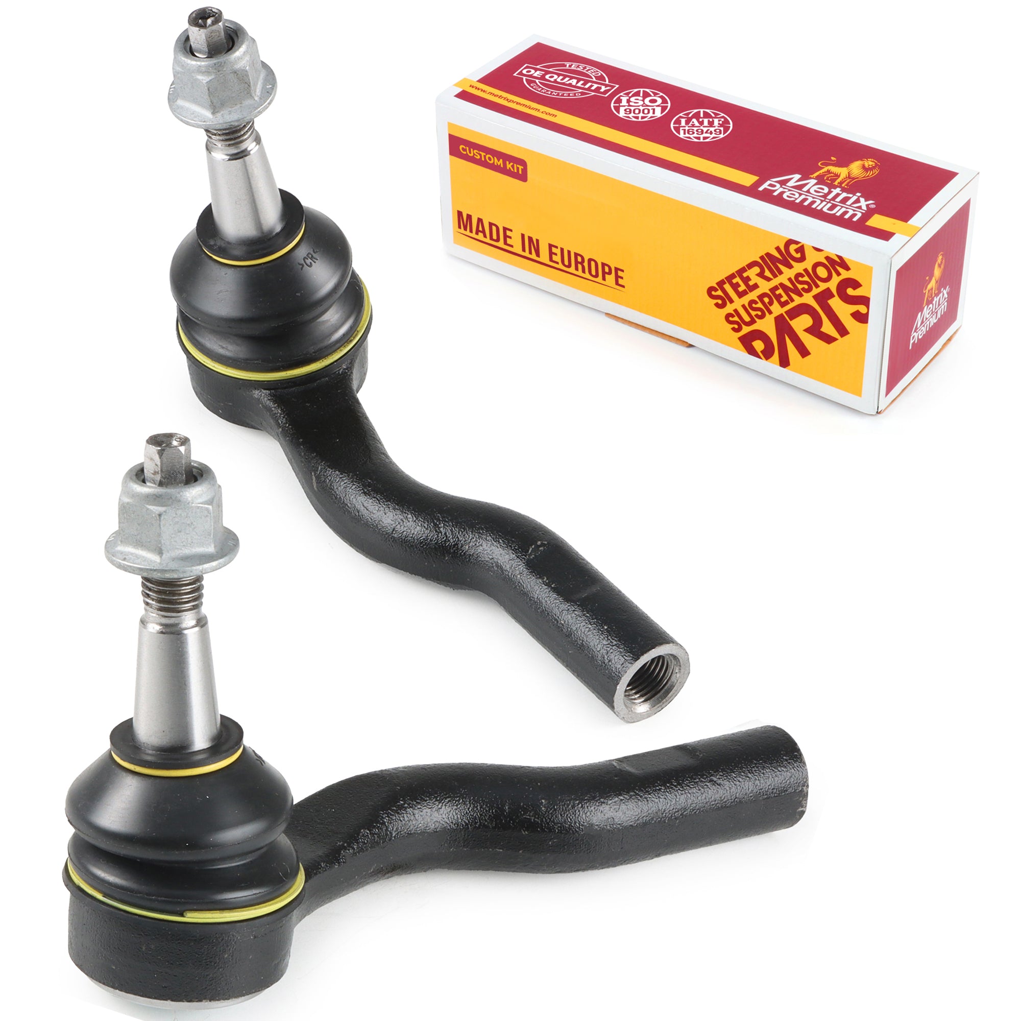Metrix Premium Chassis Parts Front Left & Right Outer Tie Rod End Kit 90984MT OEM fit auto parts