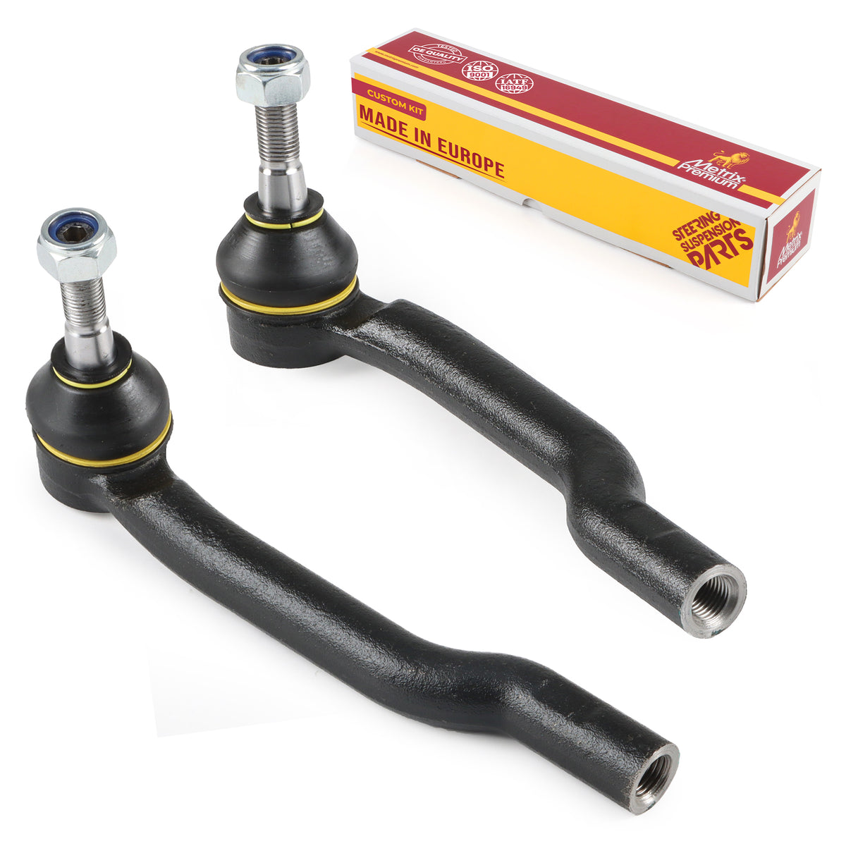 Metrix Premium Chassis Parts Front Left & Right Outer Tie Rod End Kit 90985MT OEM fit auto parts