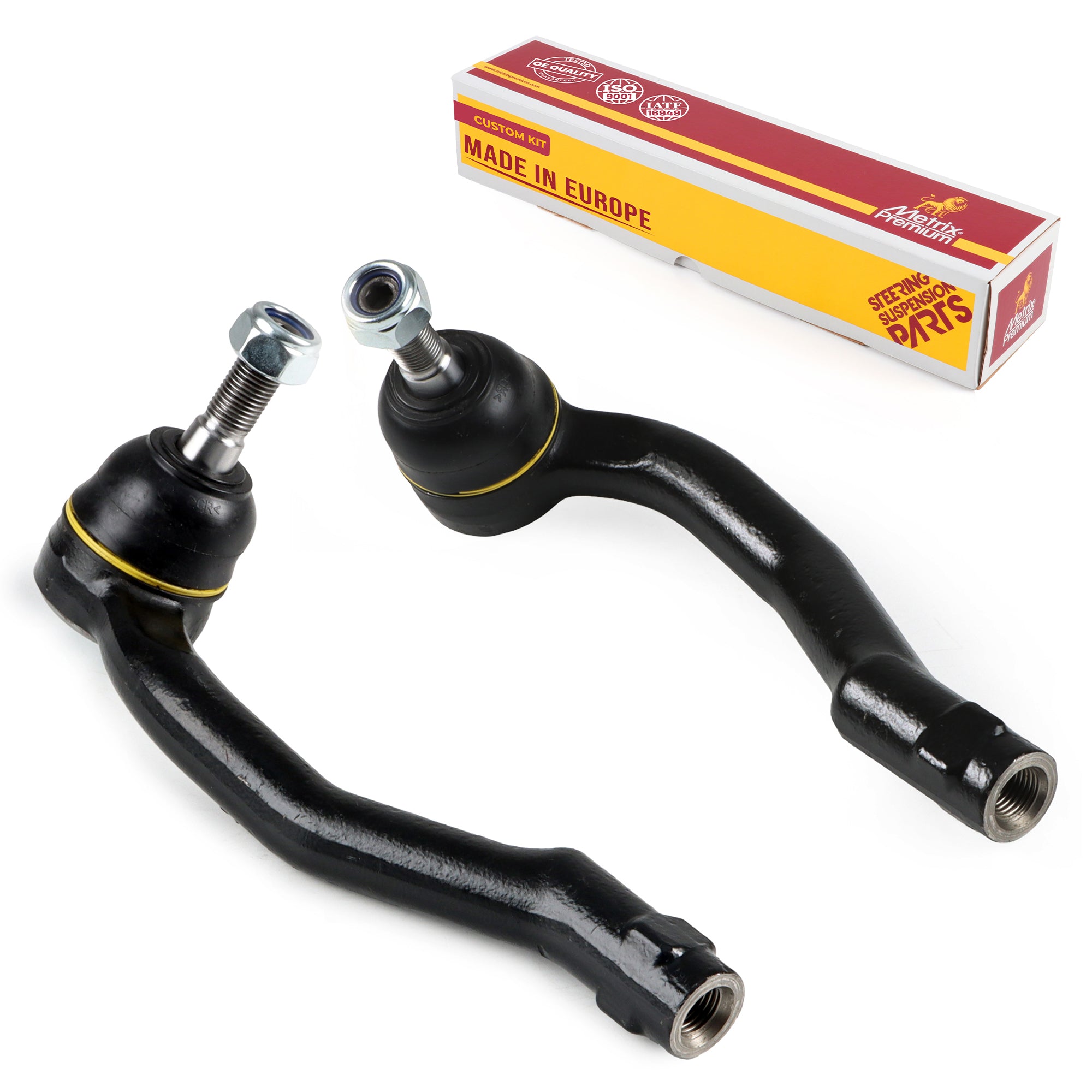 Metrix Premium Chassis Parts Front Left & Right Outer Tie Rod End Kit 90986MT OEM fit auto parts