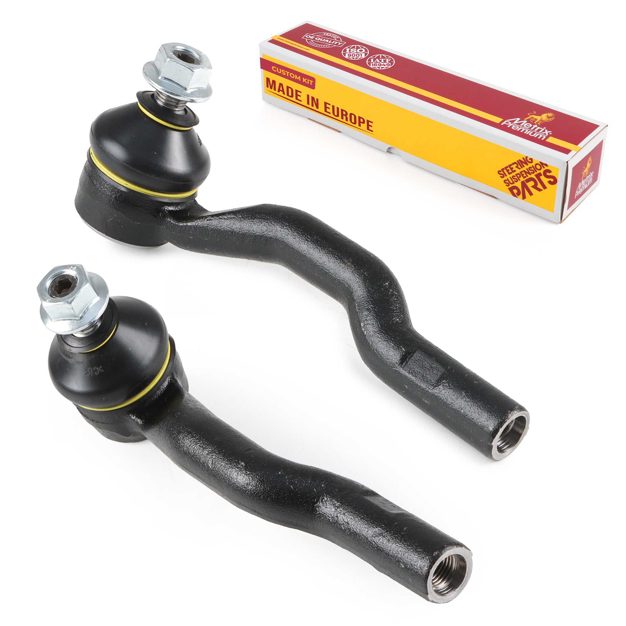 Metrix Premium Chassis Parts Front Left & Right Outer Tie Rod End Kit 90988MT OEM fit auto parts