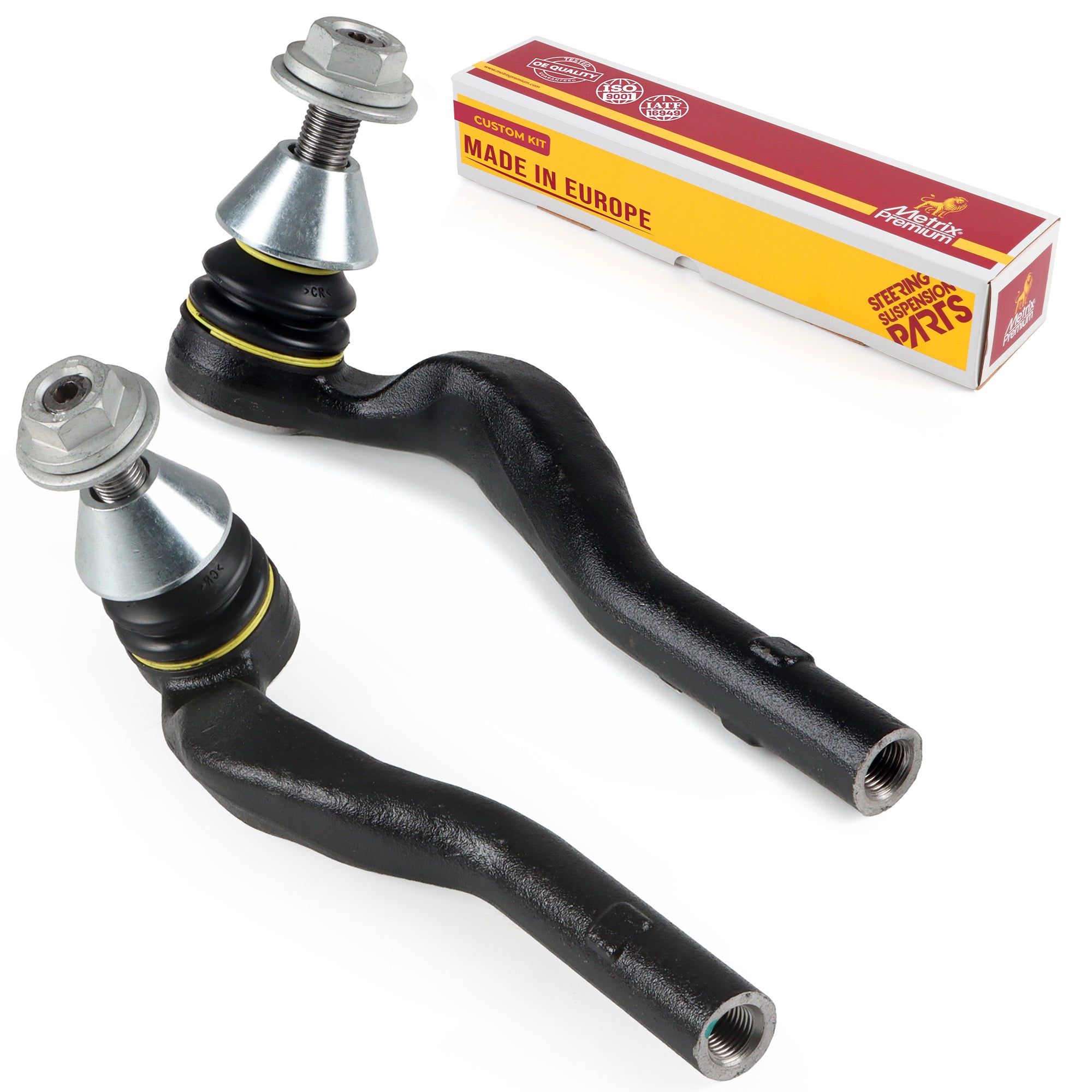 Metrix Premium Chassis Parts Front Left & Right Outer Tie Rod End Kit 90996MT OEM fit auto parts