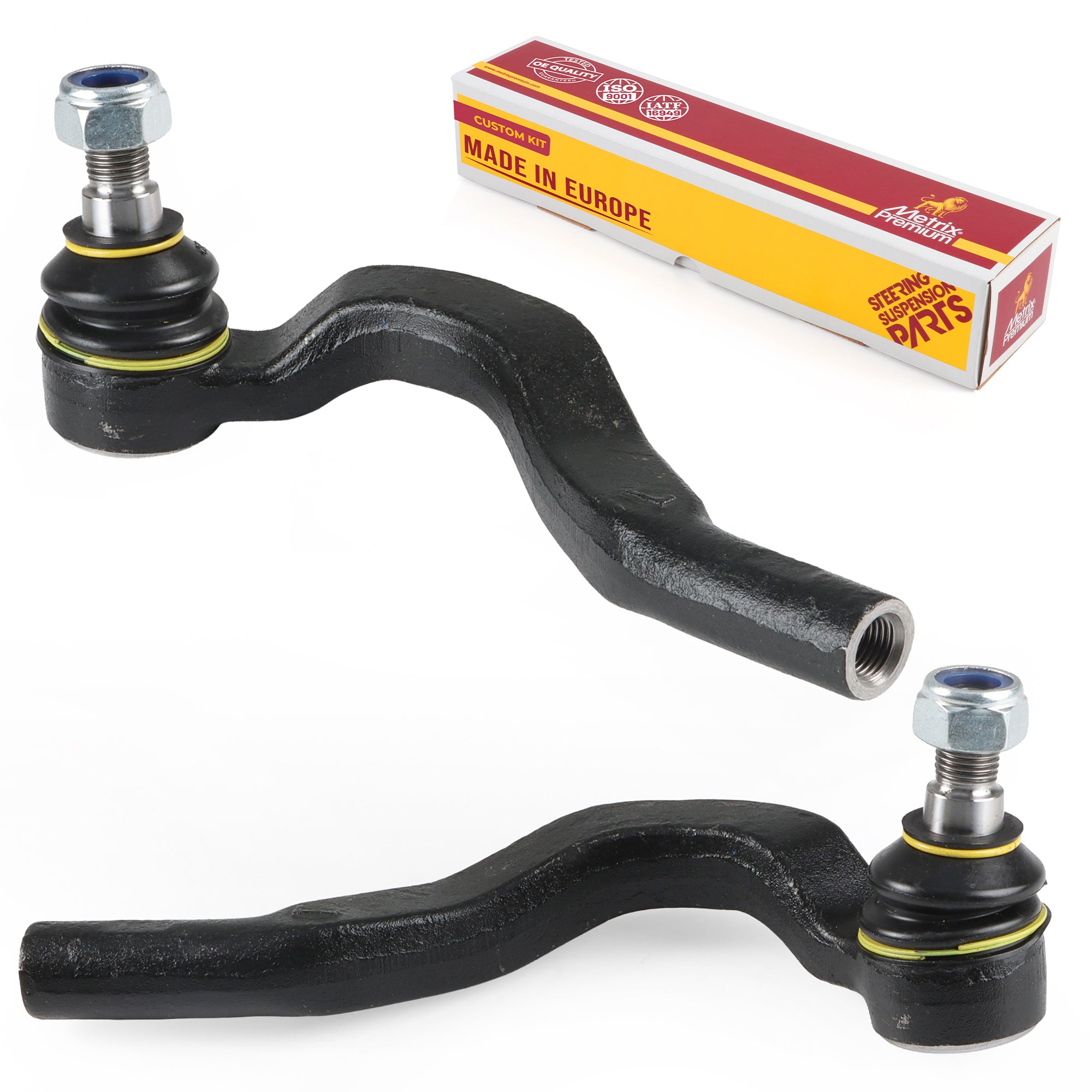 Metrix Premium Chassis Parts Front Left & Right Outer Tie Rod End Kit 91003MT OEM fit auto parts