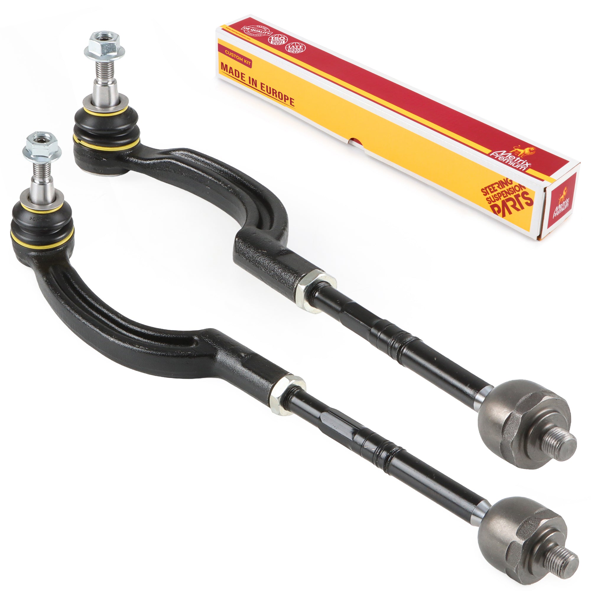 Metrix Premium Chassis Parts Front Left & Right Tie Rod End Assembly Kit 91036MT OEM fit auto parts