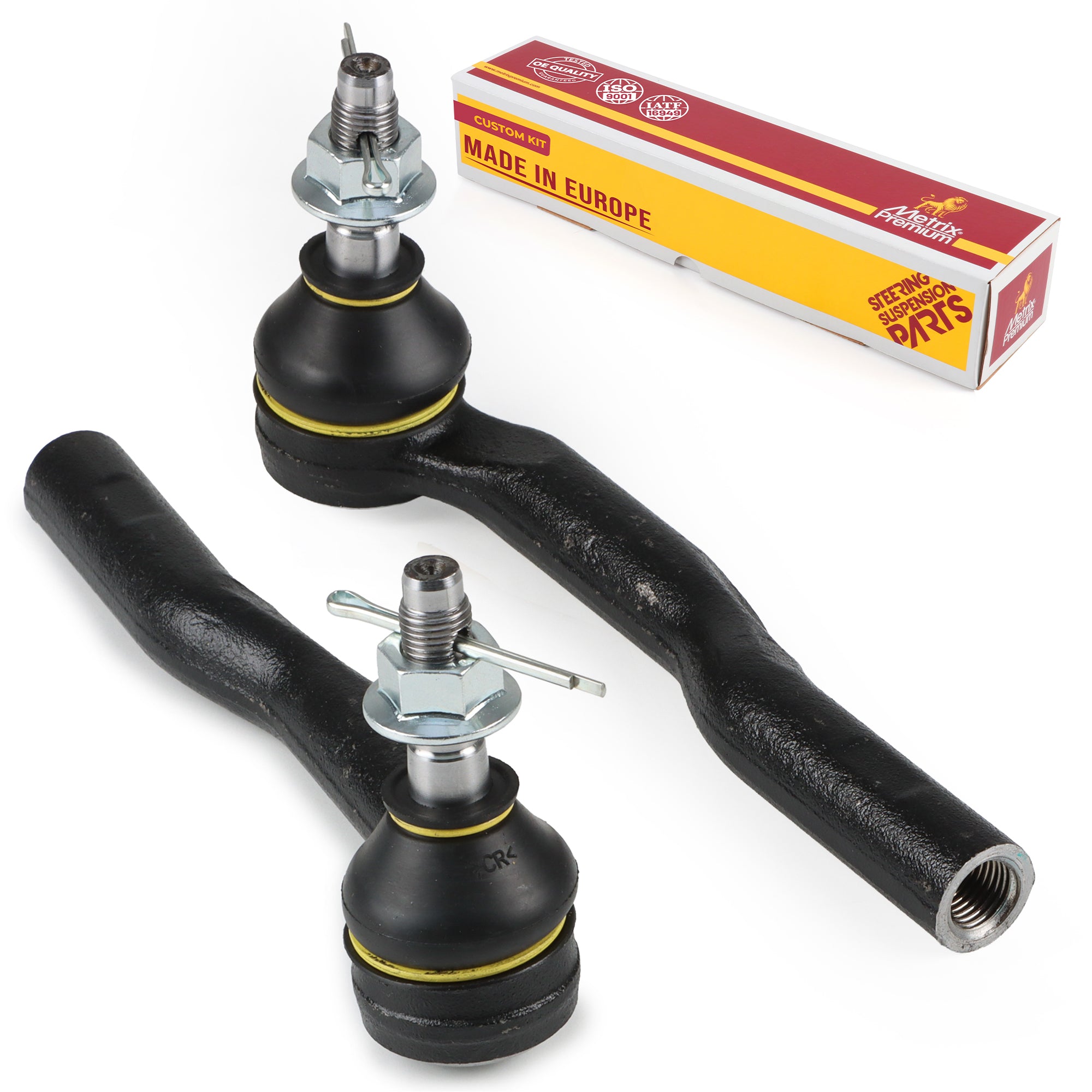 Metrix Premium Chassis Parts Front Left & Right Outer Tie Rod End Kit 91042MT OEM fit auto parts