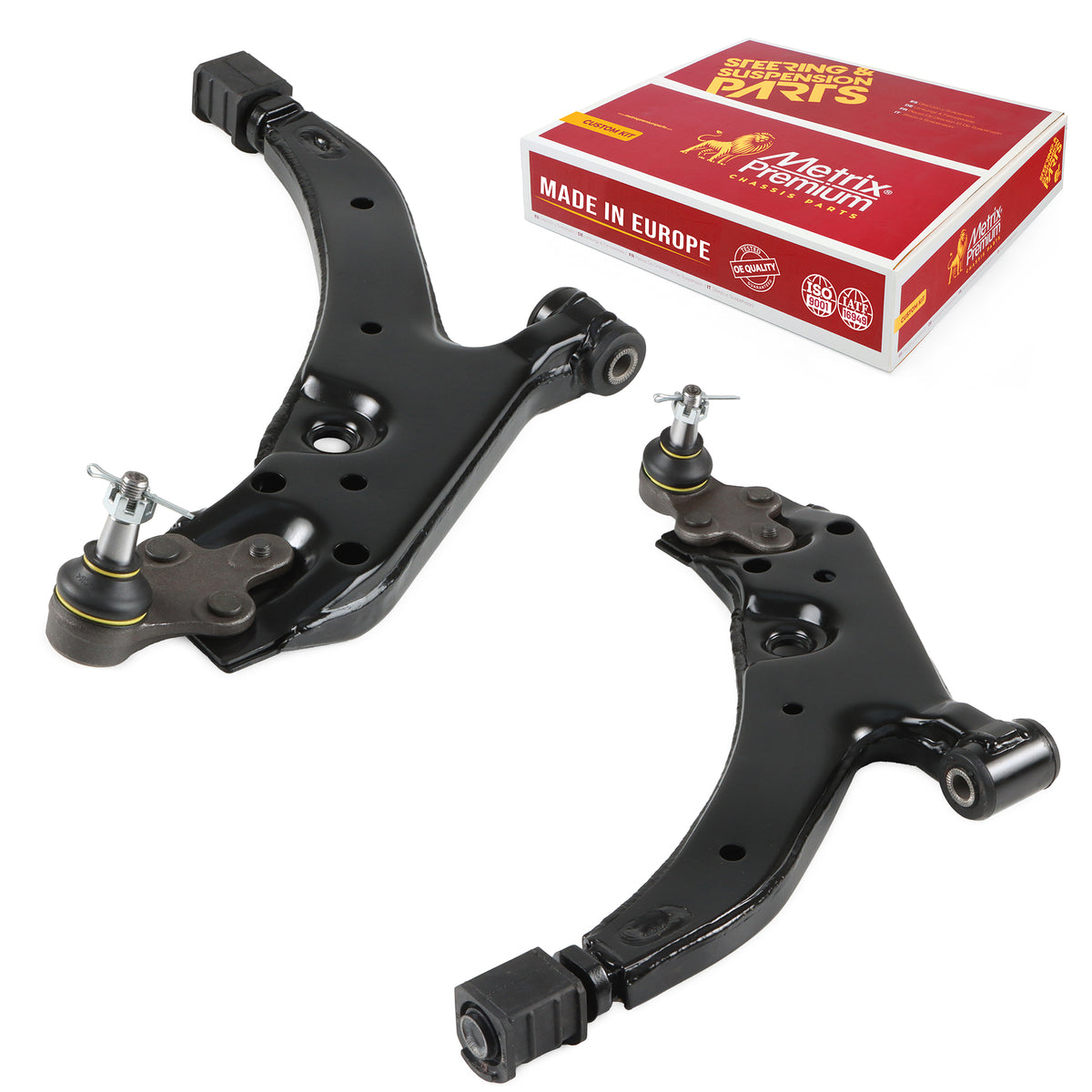Metrix Premium Chassis Parts Front Left & Right Lower Control Arm and Ball Joint Assembly Kit 91043MT OEM fit auto parts