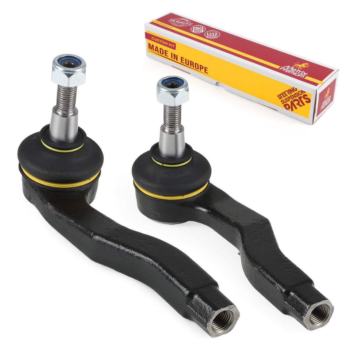 Metrix Premium Chassis Parts Front Left & Right Outer Tie Rod End Kit 91045MT OEM fit auto parts