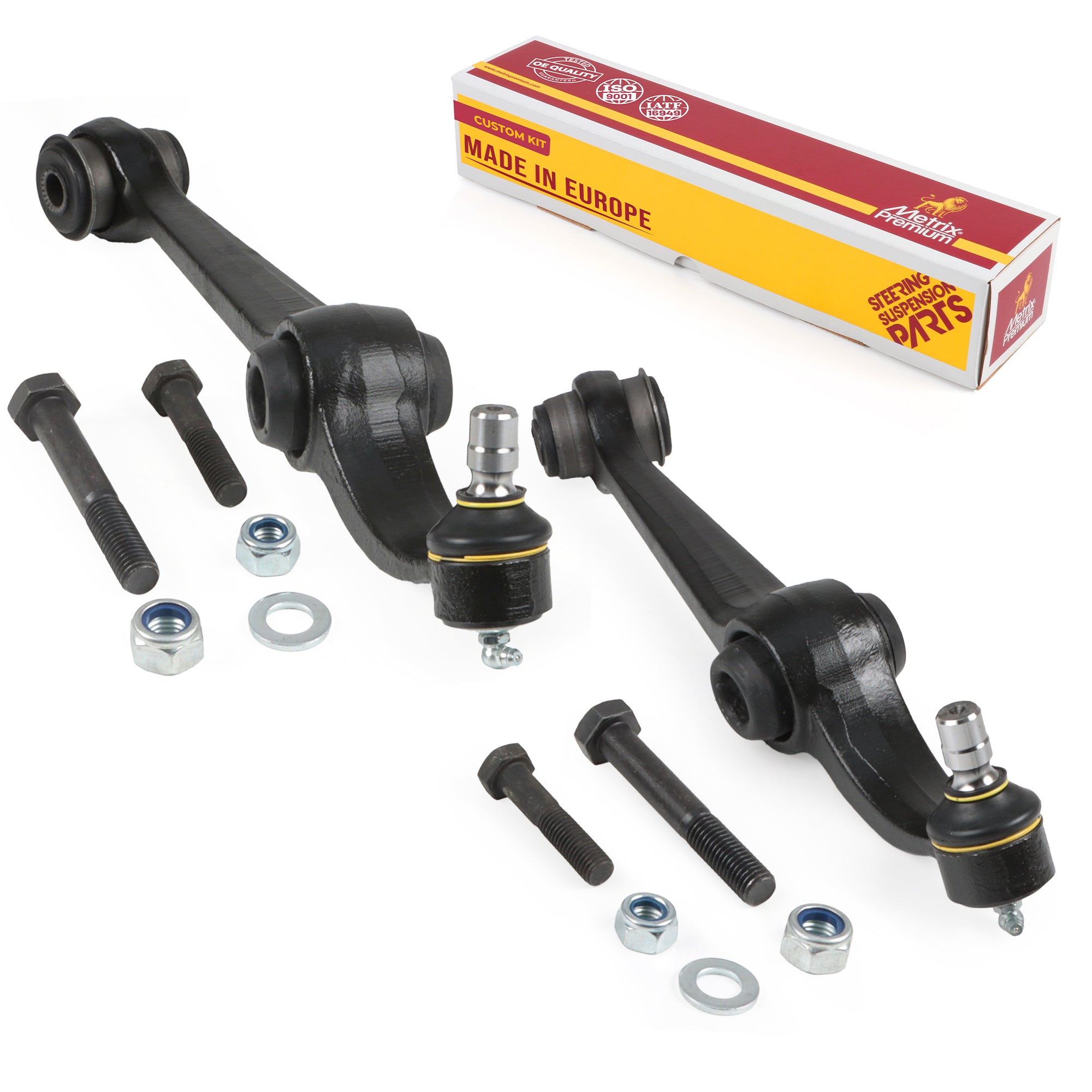 Metrix Premium Chassis Parts Front Left & Right Lower Control Arm and Ball Joint Assembly Kit 91051MT OEM fit auto parts