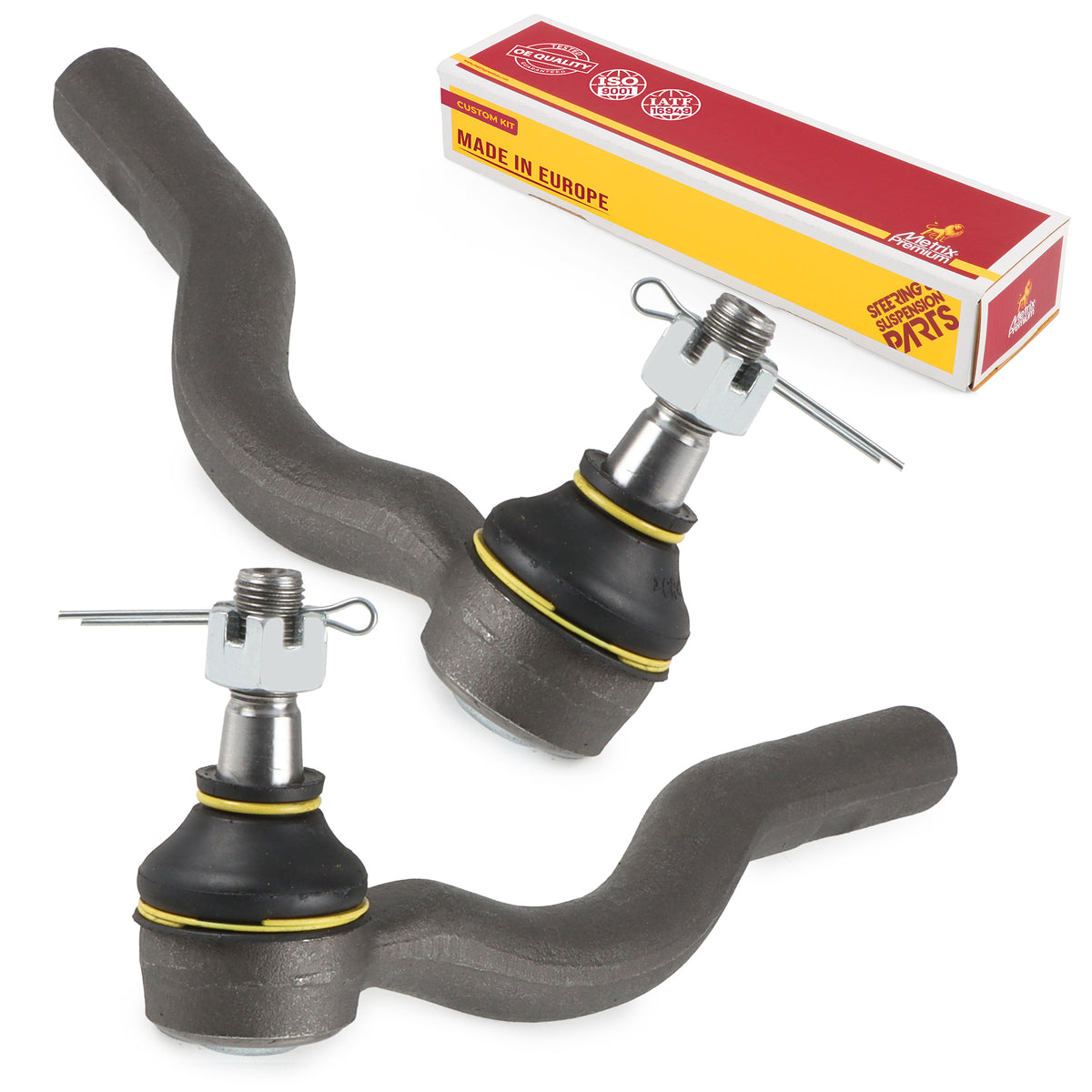 Metrix Premium Chassis Parts Front Left & Right Outer Tie Rod End Kit 91052MT OEM fit auto parts