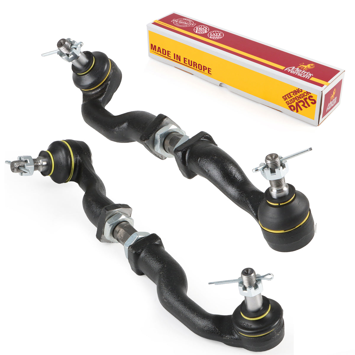Metrix Premium Chassis Parts Front Left & Right Tie Rod End Assembly Kit 91059MT OEM fit auto parts