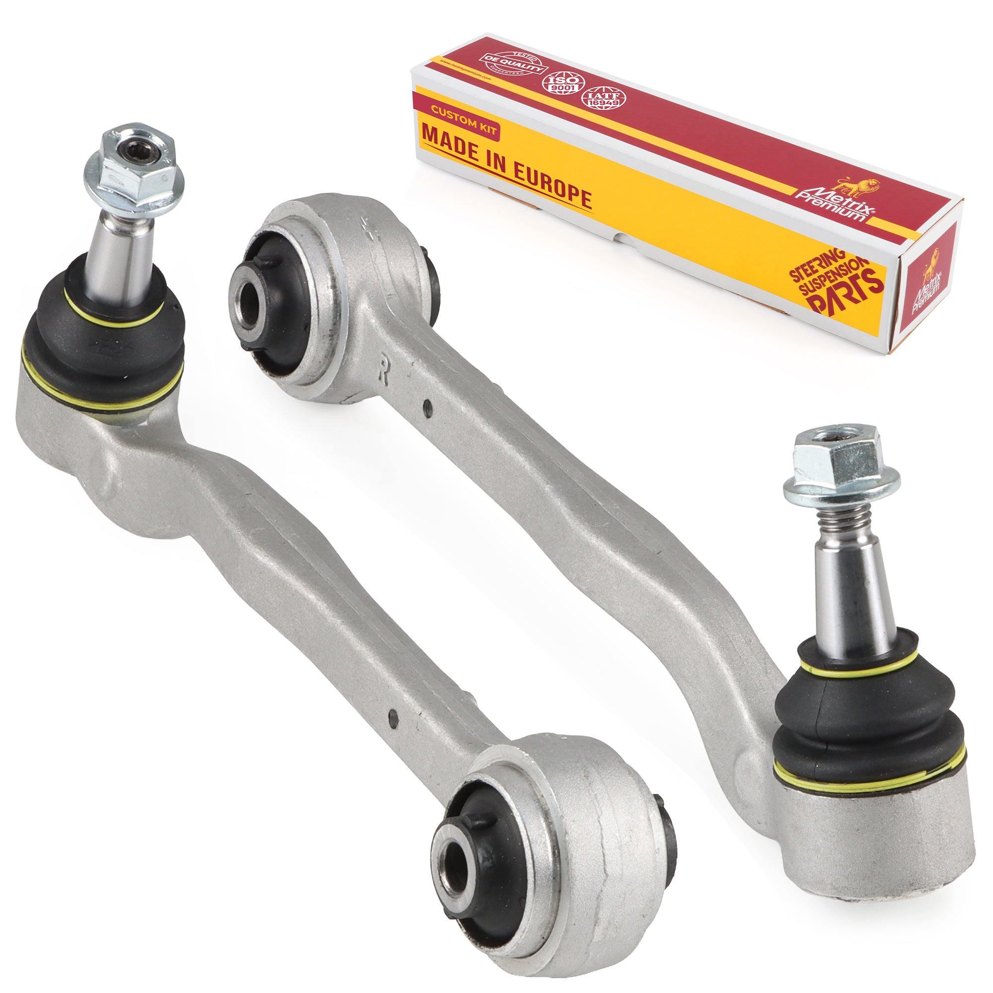 Metrix Premium Chassis Parts Front Left & Right Lower Rearward Control Arm and Ball Joint Assembly Kit 91075MT OEM fit auto parts