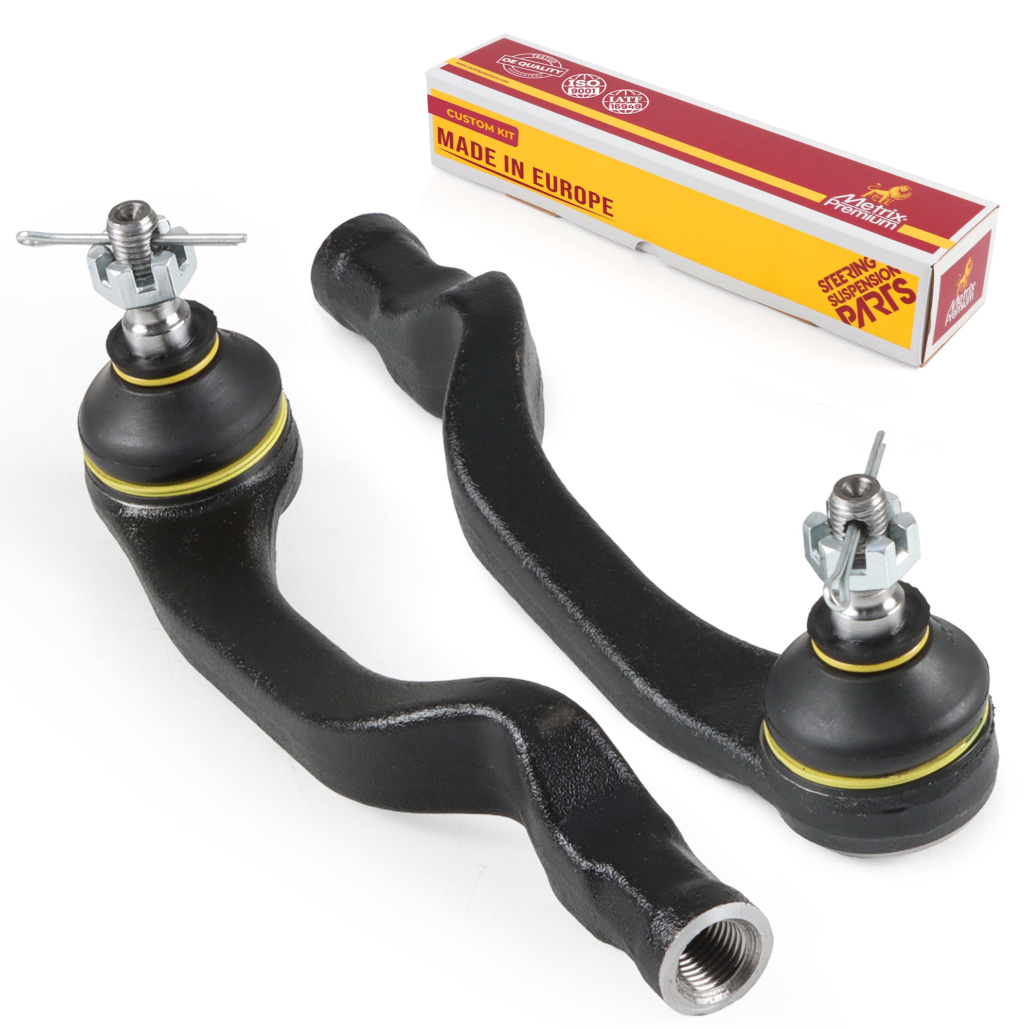 Metrix Premium Chassis Parts Front Left & Right Outer Tie Rod End Kit 91088MT OEM fit auto parts