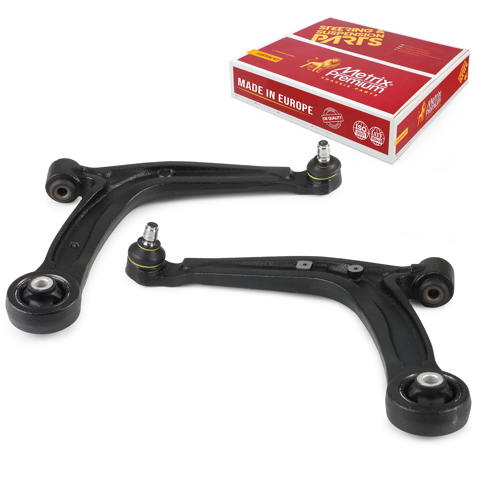 Metrix Premium Chassis Parts Front Left & Right Lower Control Arm and Ball Joint Assembly Kit 91094MT OEM fit auto parts