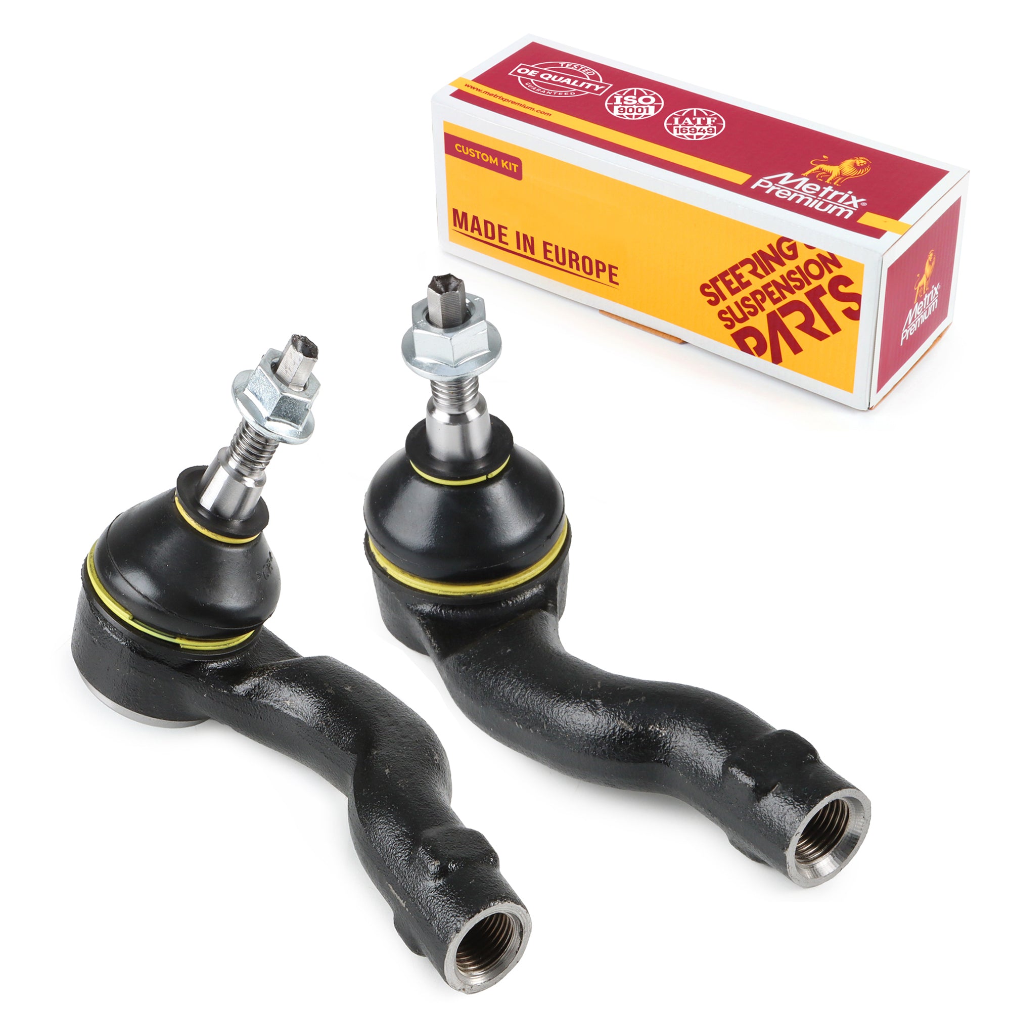 Metrix Premium Chassis Parts Front Left & Right Outer Tie Rod End Kit 91113MT OEM fit auto parts