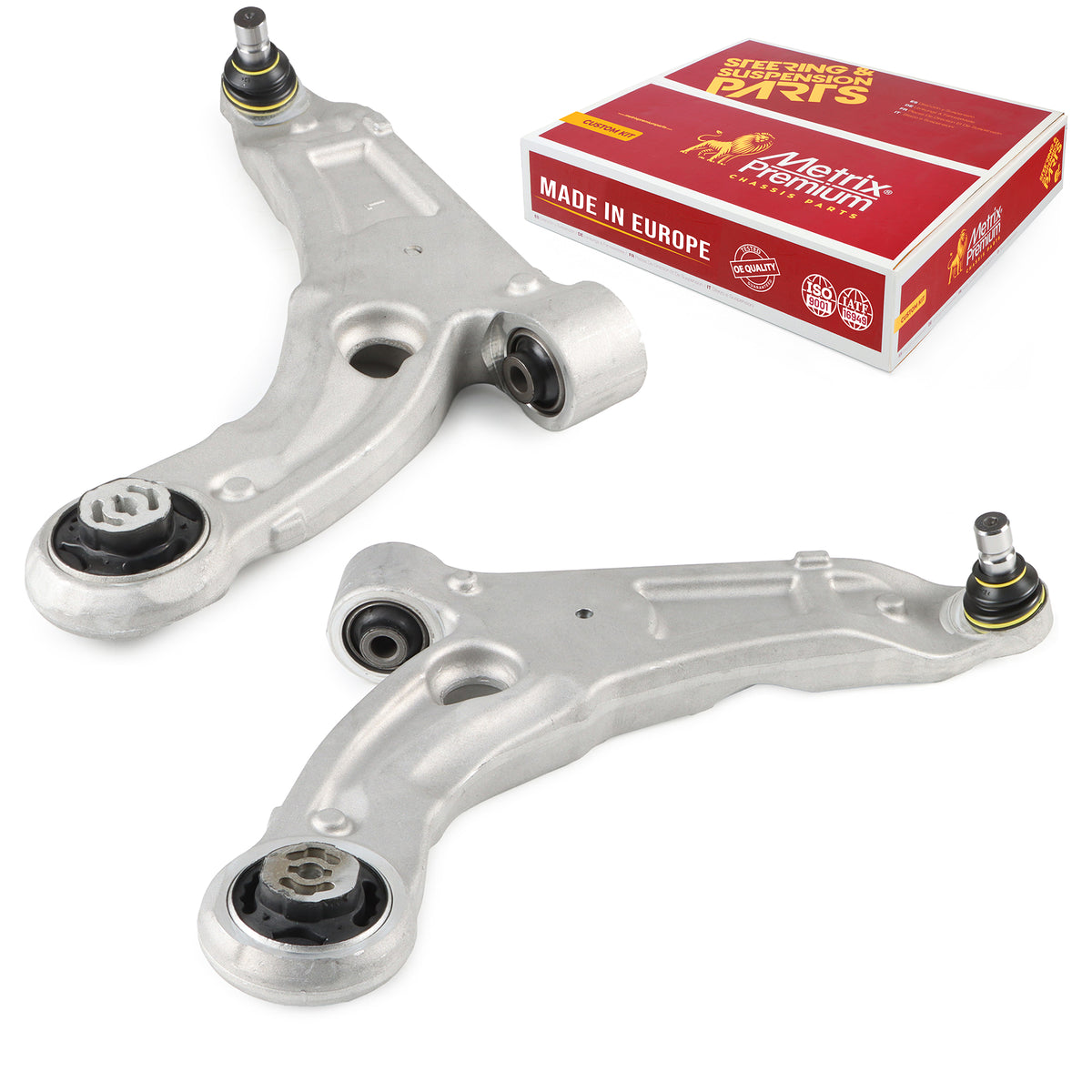 Metrix Premium Chassis Parts Front Left & Right Lower Control Arm and Ball Joint Assembly Kit 91116MT OEM fit auto parts
