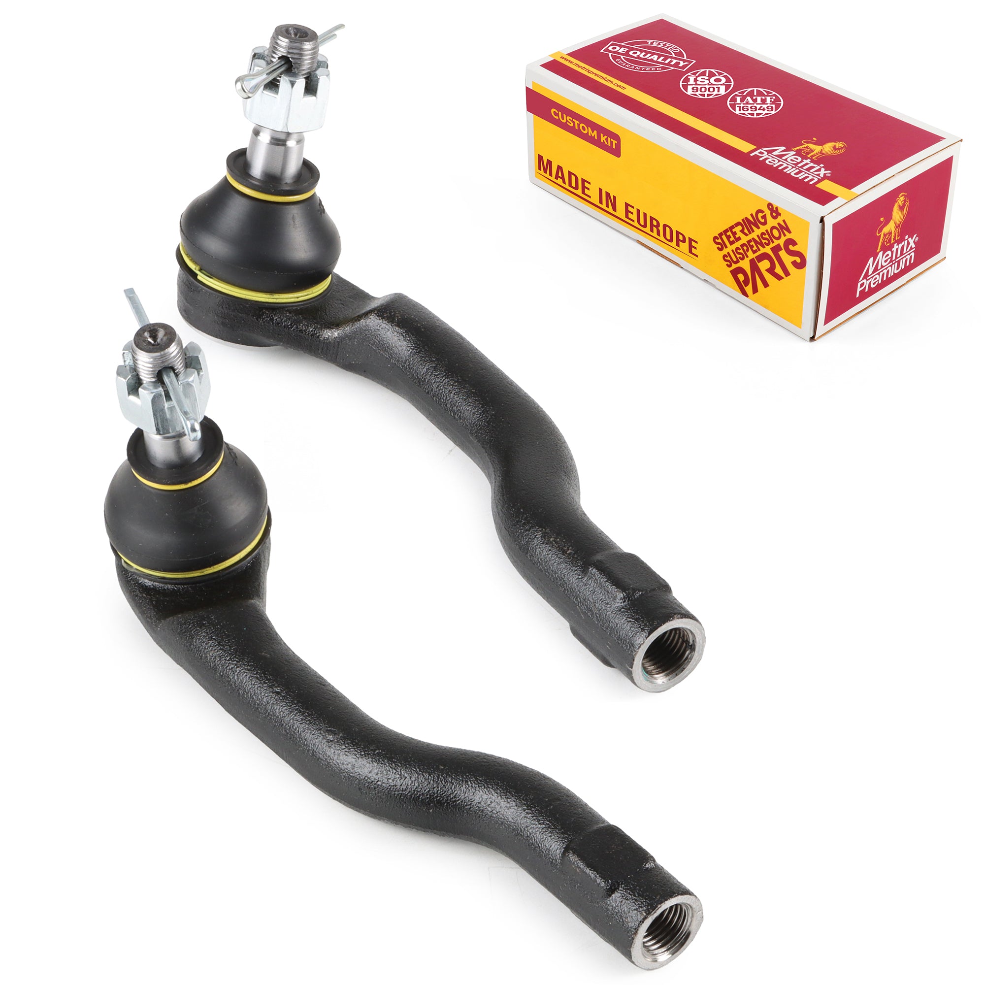Metrix Premium Chassis Parts Front Left & Right Outer Tie Rod End Kit 91138MT OEM fit auto parts