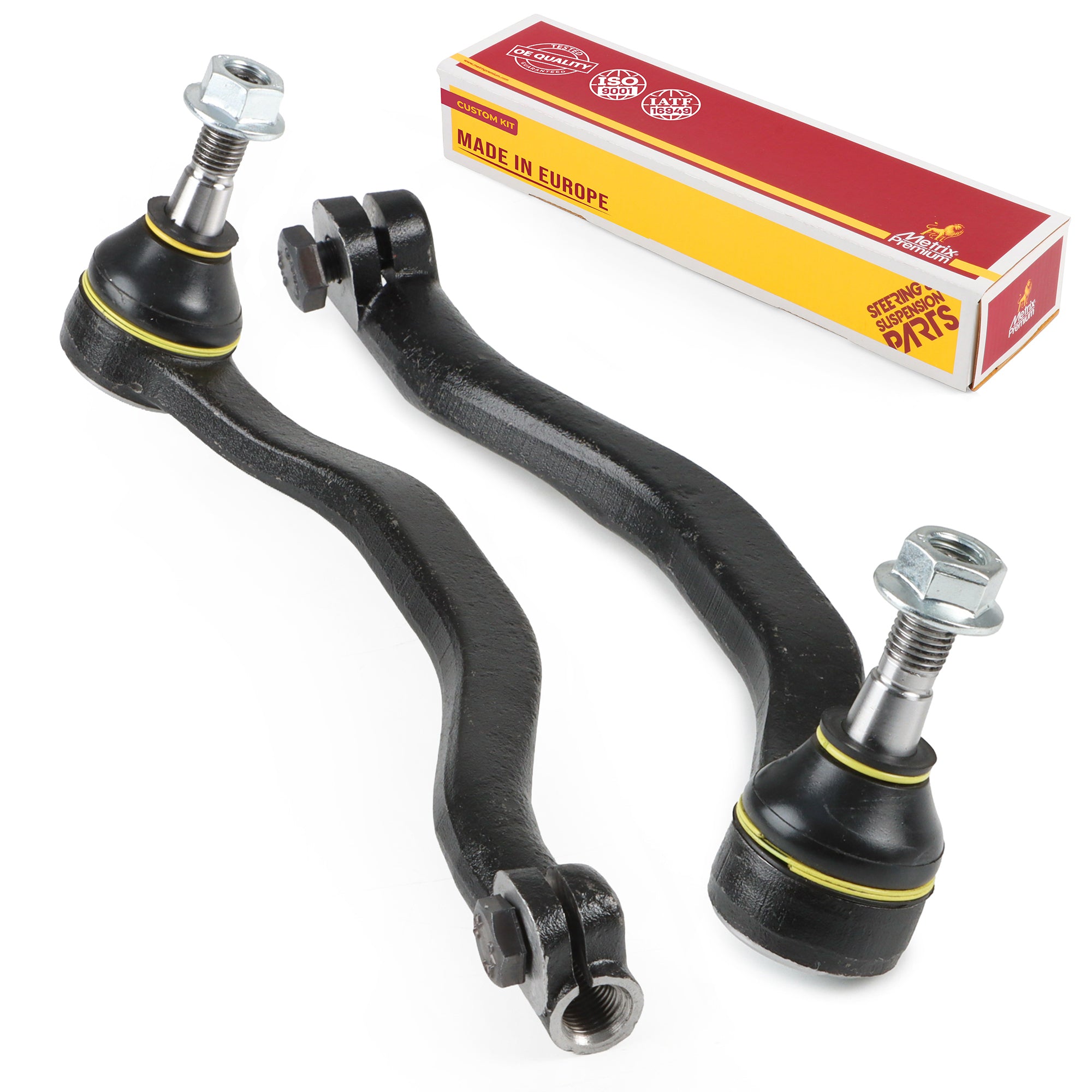 Metrix Premium Chassis Parts Front Left & Right Outer Tie Rod End Kit 91139MT OEM fit auto parts