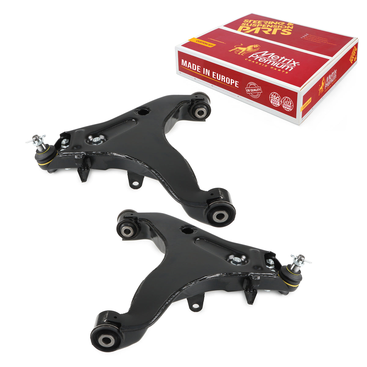 Metrix Premium Chassis Parts Front Left & Right Lower Control Arm and Ball Joint Assembly Kit 91140MT OEM fit auto parts