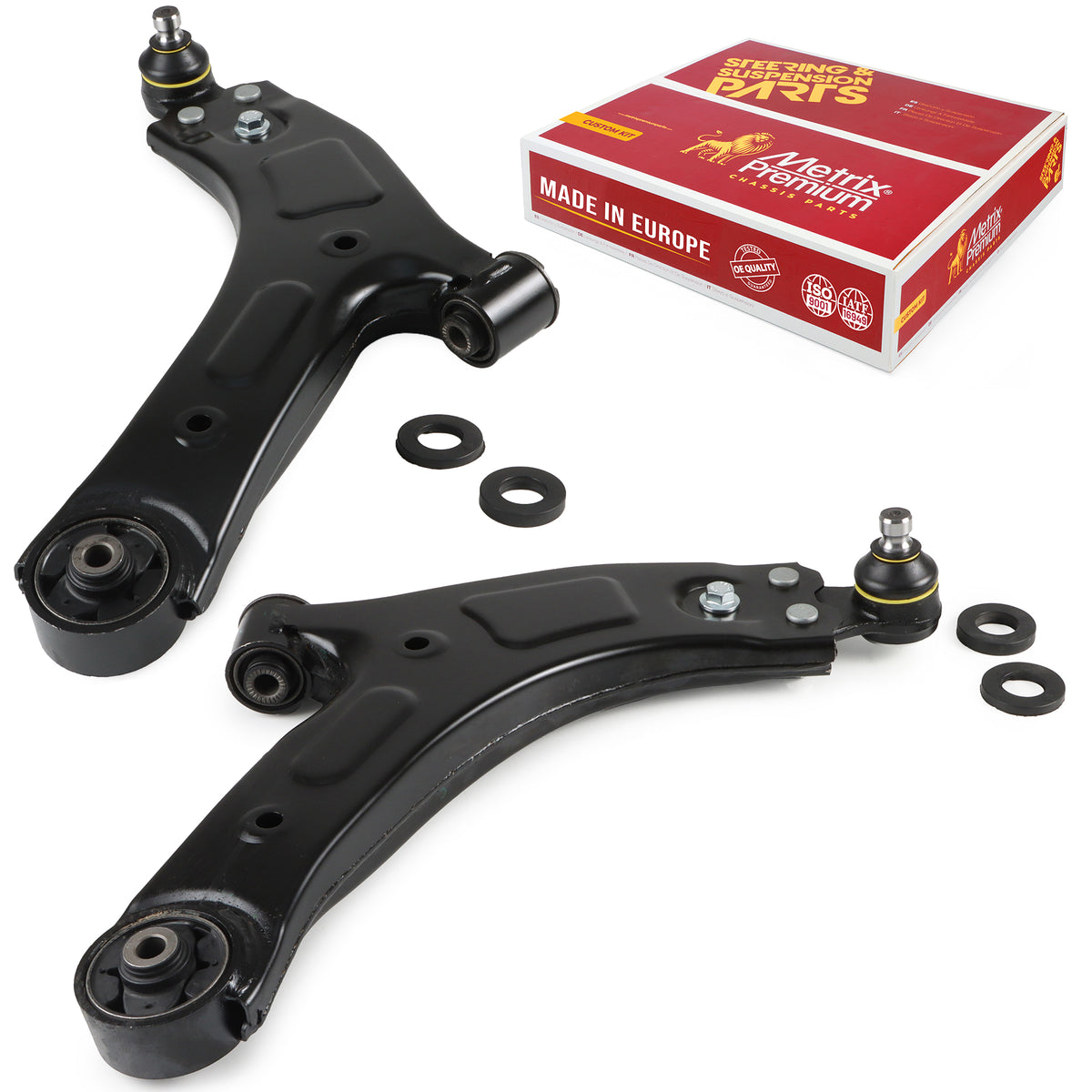Metrix Premium Chassis Parts Front Left & Right Lower Control Arm and Ball Joint Assembly Kit 91146MT OEM fit auto parts
