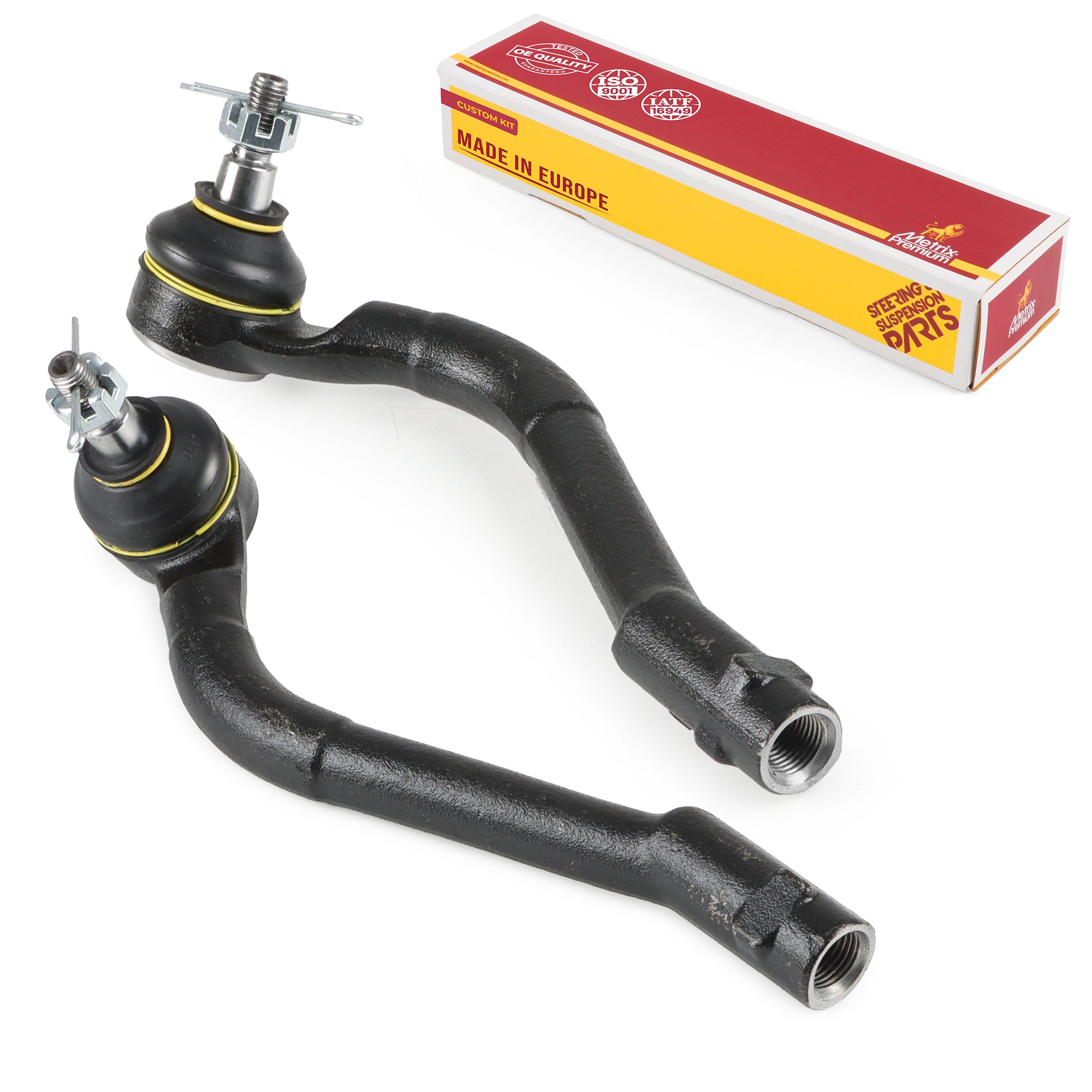 Metrix Premium Chassis Parts Front Left & Right Outer Tie Rod End Kit 91147MT OEM fit auto parts