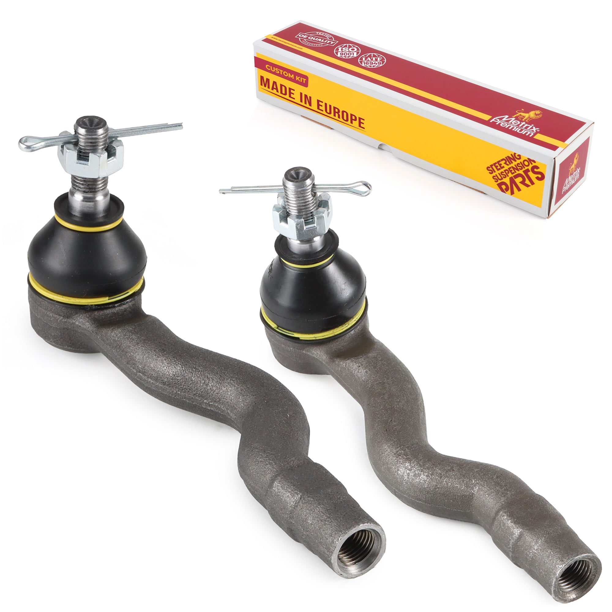Metrix Premium Chassis Parts Front Left & Right Outer Tie Rod End Kit 91153MT OEM fit auto parts