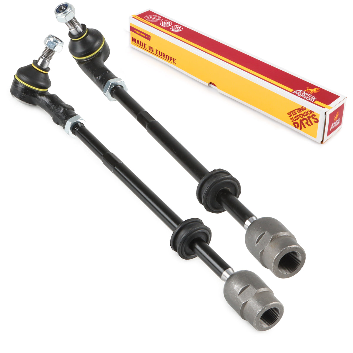 Metrix Premium Chassis Parts Front Left & Right Tie Rod End Assembly Kit 91163MT OEM fit auto parts