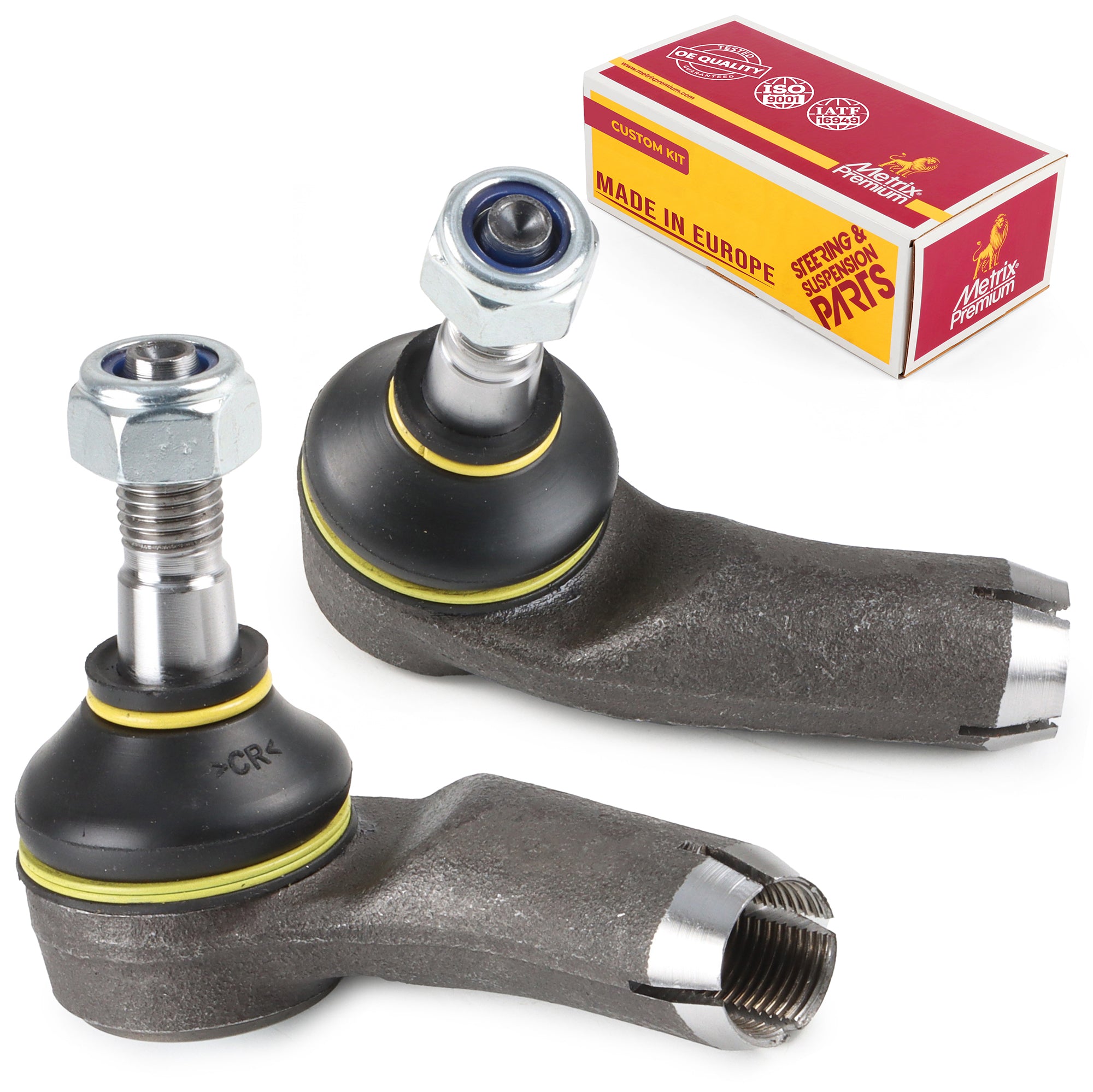 Metrix Premium Chassis Parts Front Left & Right Outer Tie Rod End Kit 91166MT OEM fit auto parts