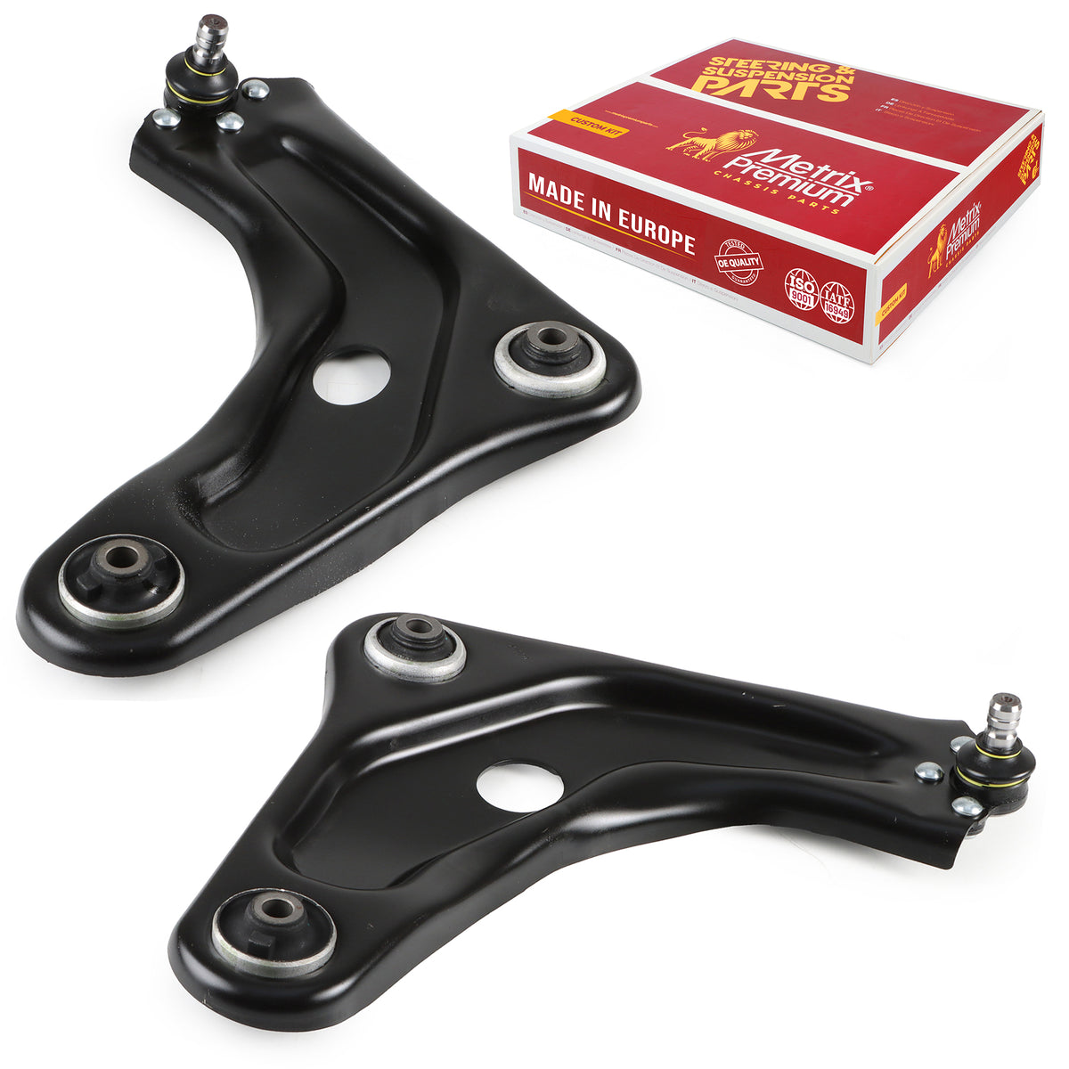 Metrix Premium Chassis Parts 2 PC Front Left & Right Lower Control Arm and Ball Joint Assembly Kit 91199MT OEM fit auto parts