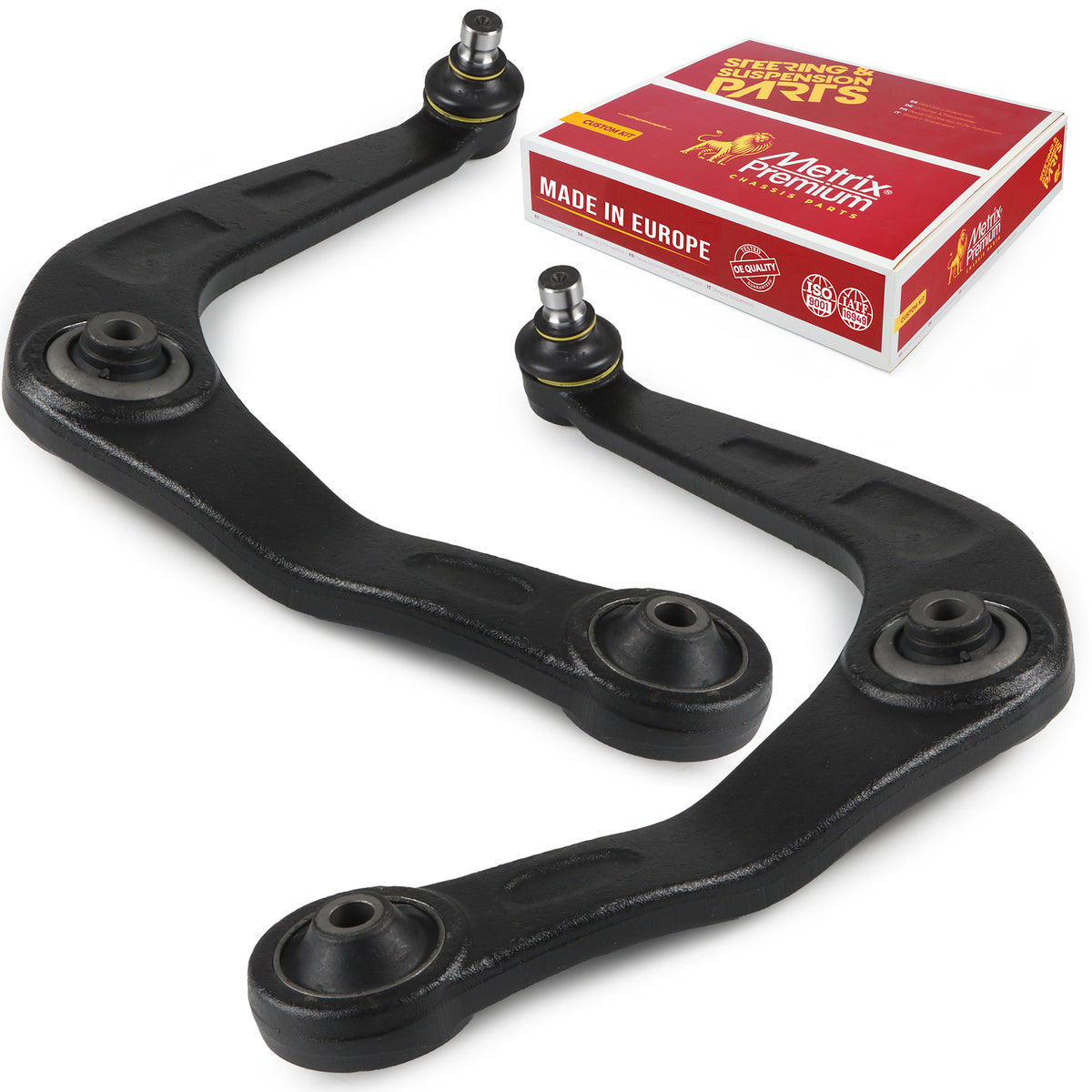 Metrix Premium Chassis Parts 2 PC Front Left & Right Lower Control Arm and Ball Joint Assembly Kit 91208MT OEM fit auto parts