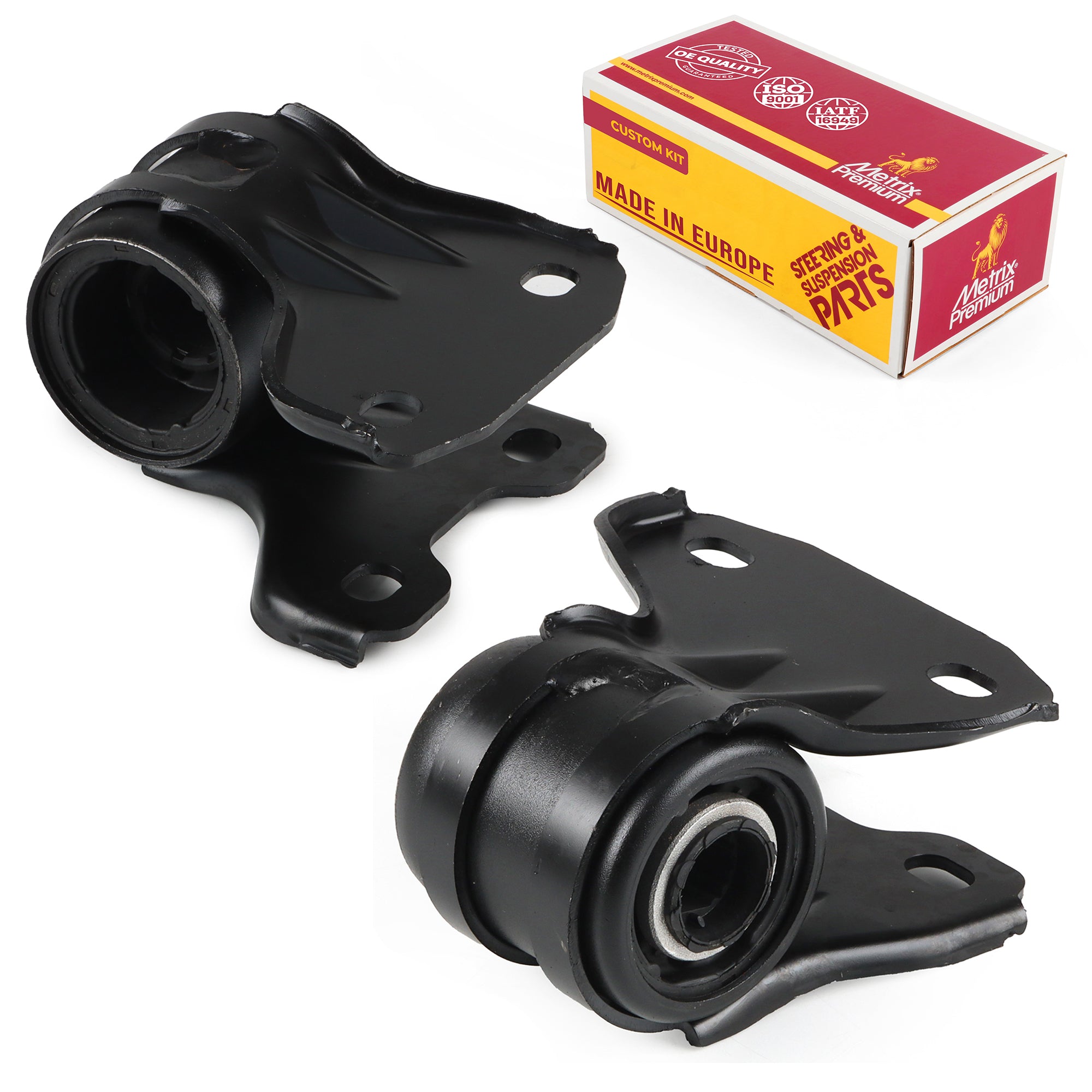 Metrix Premium Chassis Parts 2 PC Front Left & Right Lower Rearward Control Arm Bushing Kit 91220MT OEM fit auto parts