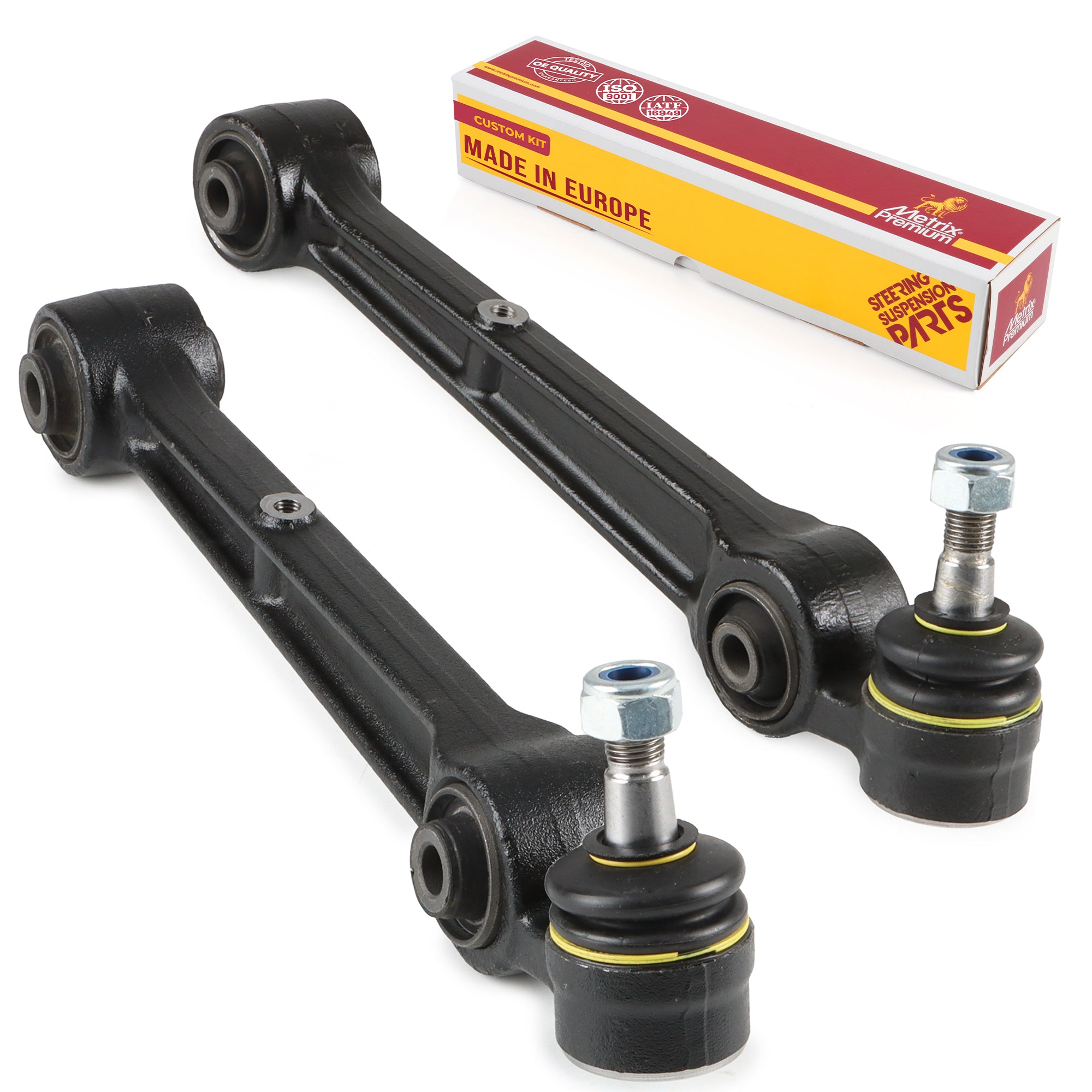 Metrix Premium Chassis Parts 2 PC Front Left & Right Lower Forward Control Arm and Ball Joint Assembly Kit 91225MT OEM fit auto parts
