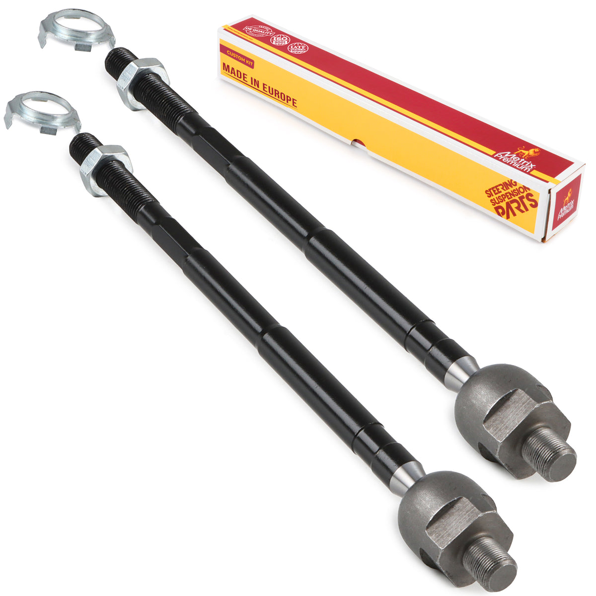 Metrix Premium Chassis Parts Front Left & Right Inner Tie Rod End Kit 91250MT OEM fit auto parts