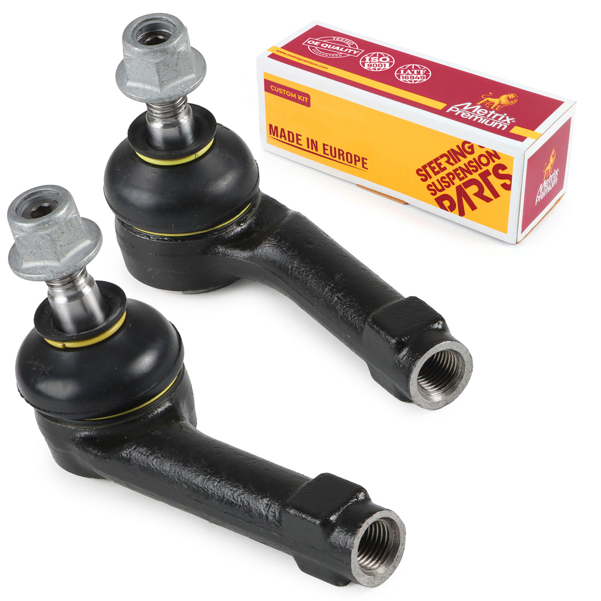 Metrix Premium Chassis Parts 2 PC Front Left & Right Outer Tie Rod End Kit 91254MT OEM fit auto parts