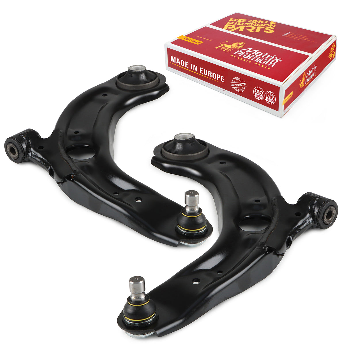 Metrix Premium Chassis Parts 2 PC Front Left & Right Lower Control Arm and Ball Joint Assembly Kit 91268MT OEM fit auto parts