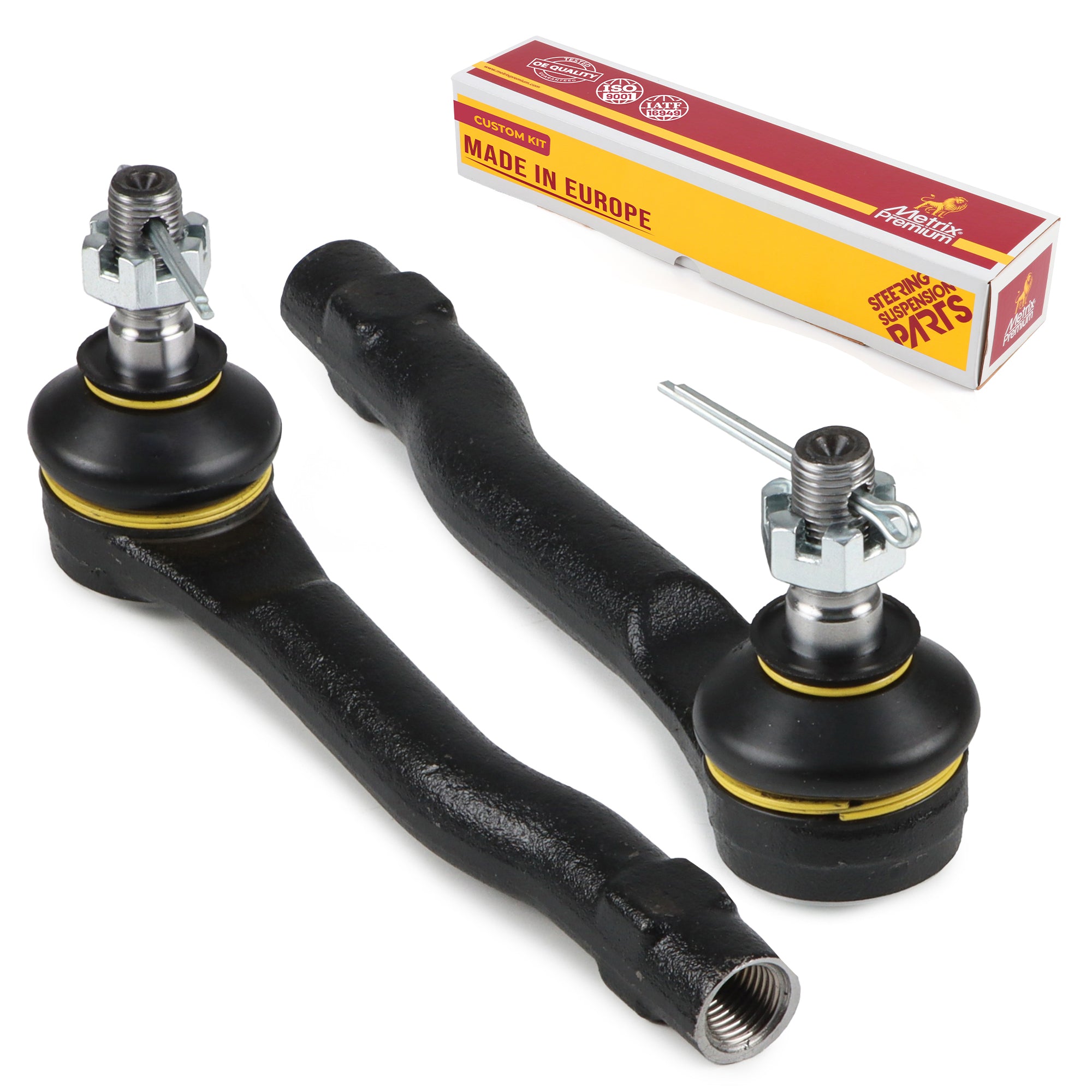 Metrix Premium Chassis Parts 2 PC Front Left & Right Outer Tie Rod End Kit 91274MT OEM fit auto parts