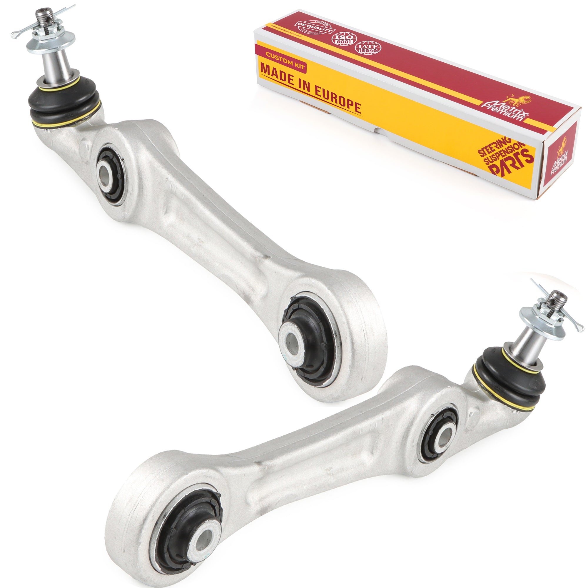 Metrix Premium Chassis Parts Front Left & Right Lower Rearward Control Arm and Ball Joint Assembly Kit 91282MT OEM fit auto parts