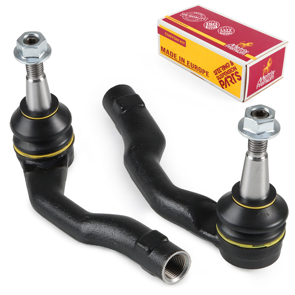 Metrix Premium Chassis Parts 2 PC Front Left & Right Outer Tie Rod End Kit 91286MT OEM fit auto parts