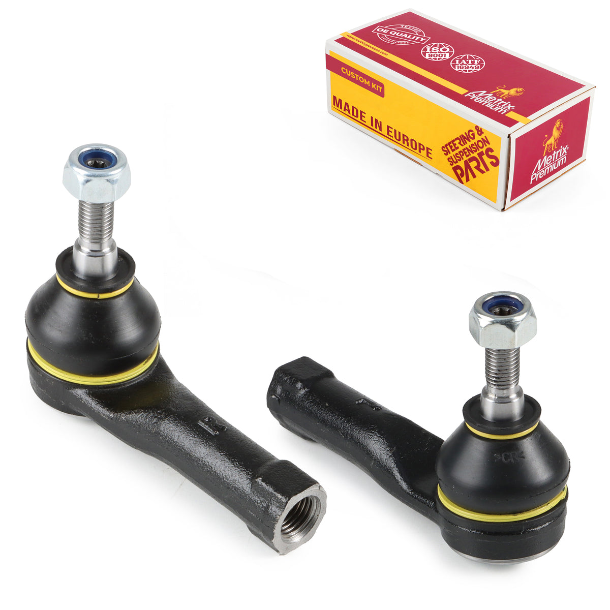 Metrix Premium Chassis Parts Front Left & Right Outer Tie Rod End Kit 91296MT OEM fit auto parts