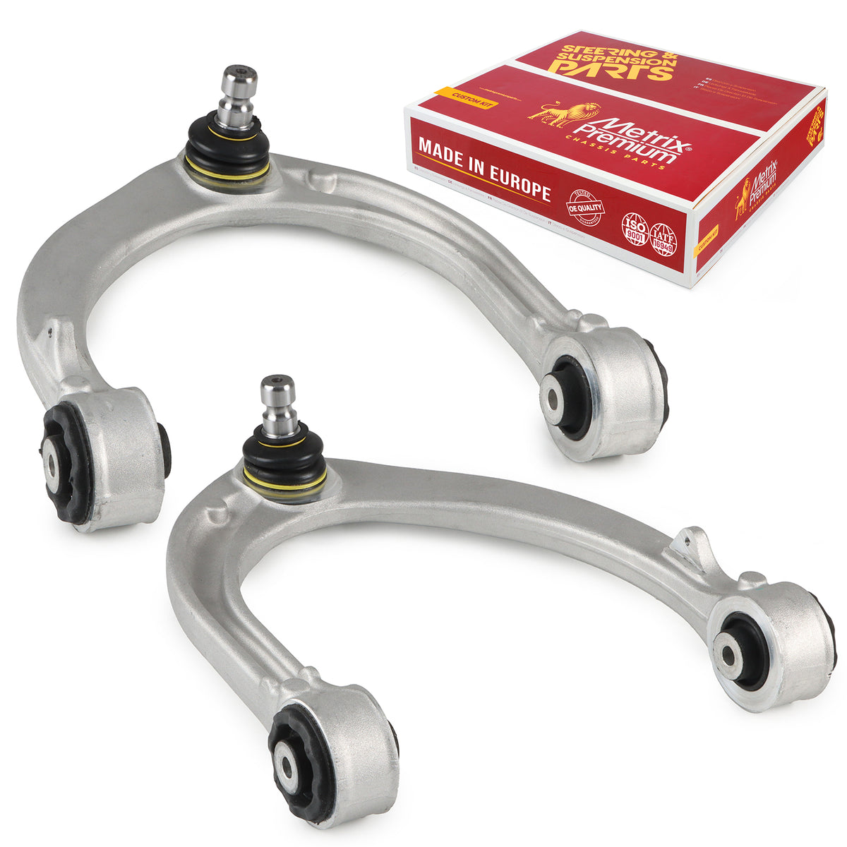 Metrix Premium Chassis Parts 2 PC Front Left & Right Upper Control Arm and Ball Joint Assembly Kit 91317MT OEM fit auto parts