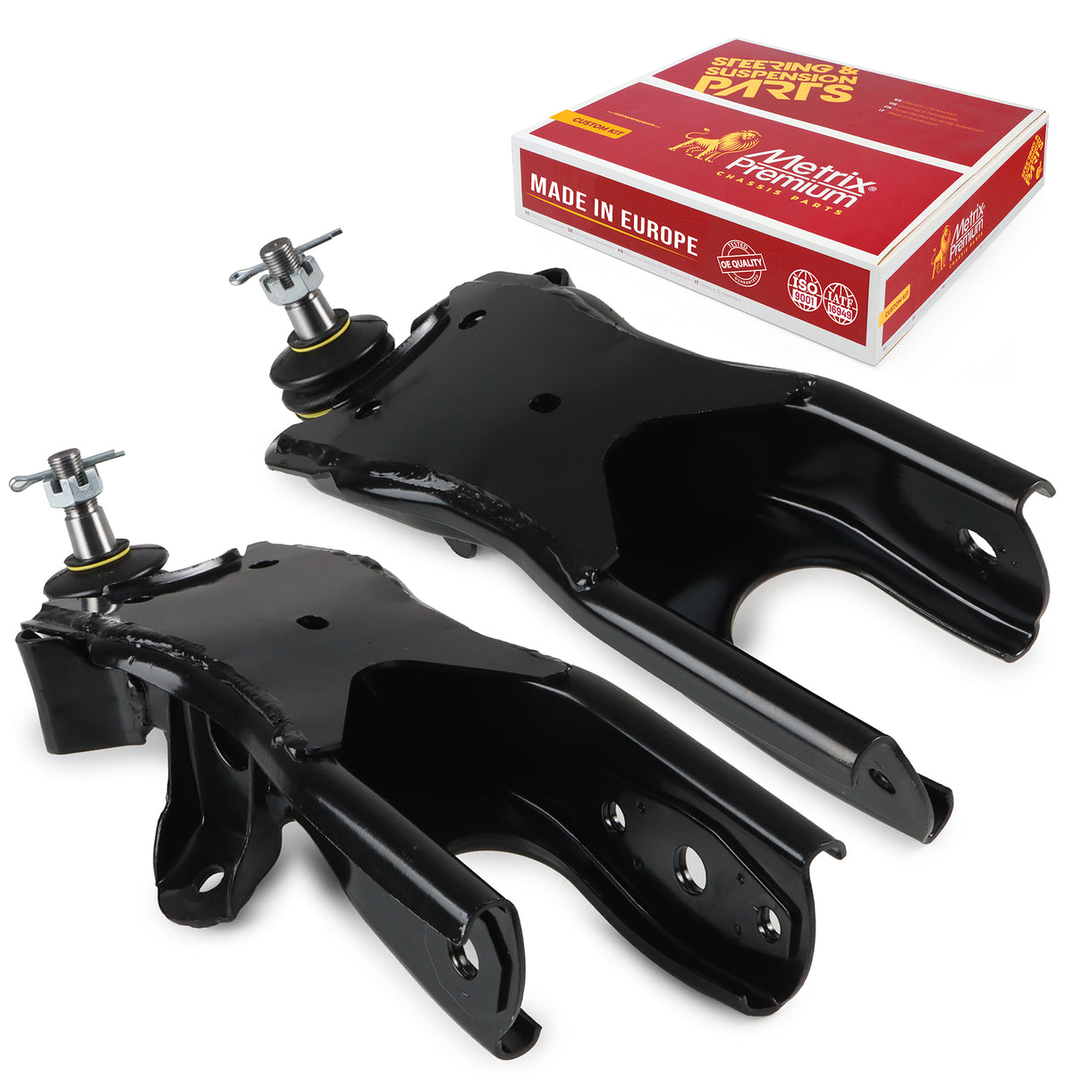 Metrix Premium Chassis Parts 2 PC Front Left & Right Lower Control Arm and Ball Joint Assembly Kit 91324MT OEM fit auto parts