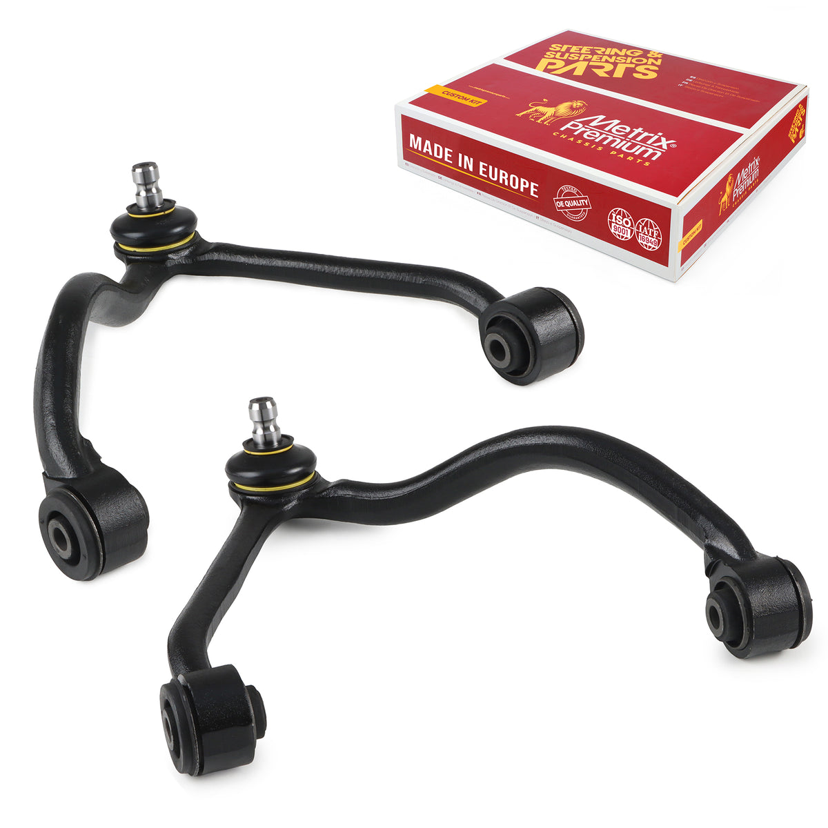 Metrix Premium Chassis Parts 2 PC Front Left & Right Upper Control Arm and Ball Joint Assembly Kit 91331MT OEM fit auto parts