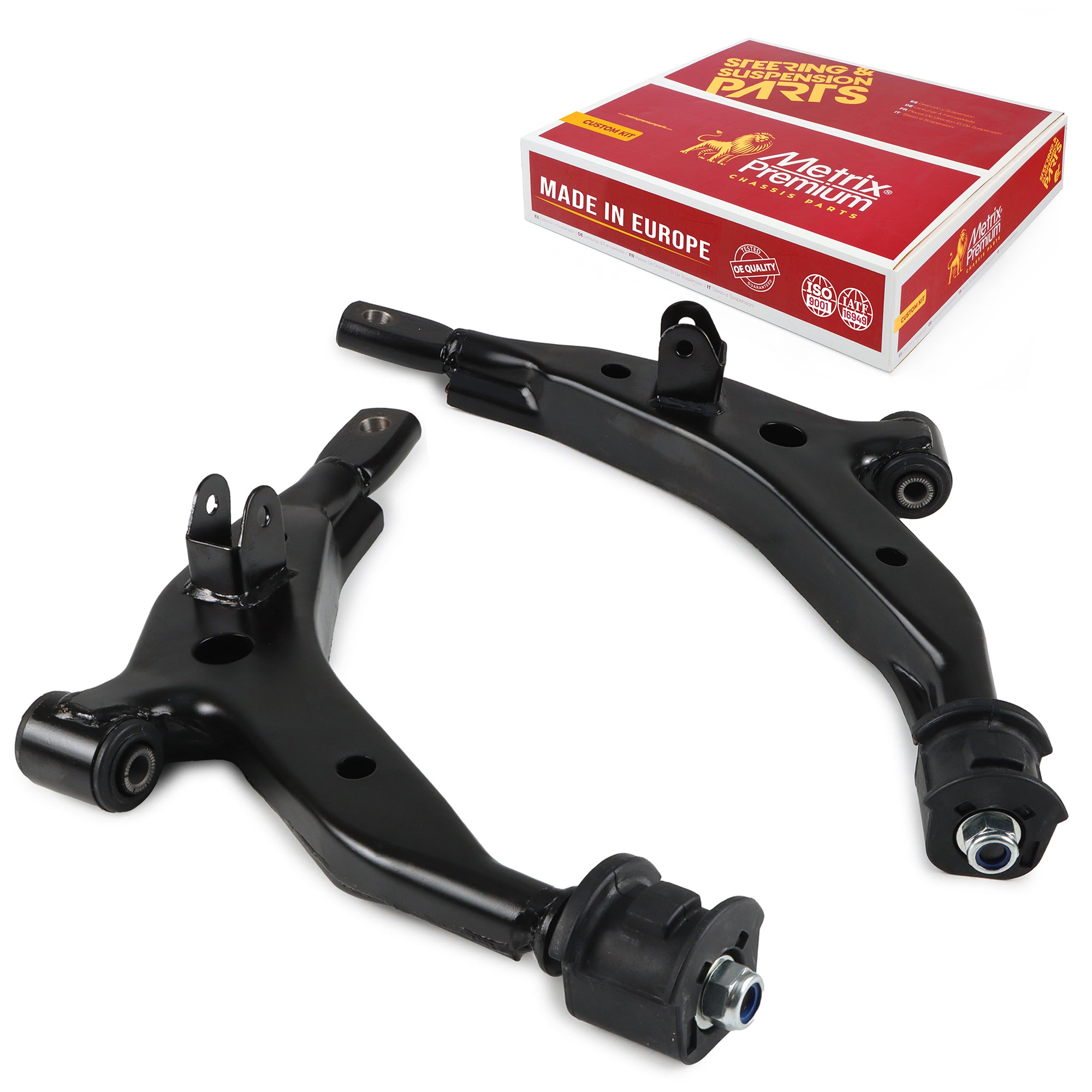 Metrix Premium Chassis Parts 2 PC Front Left & Right Lower Control Arm Kit 91334MT OEM fit auto parts