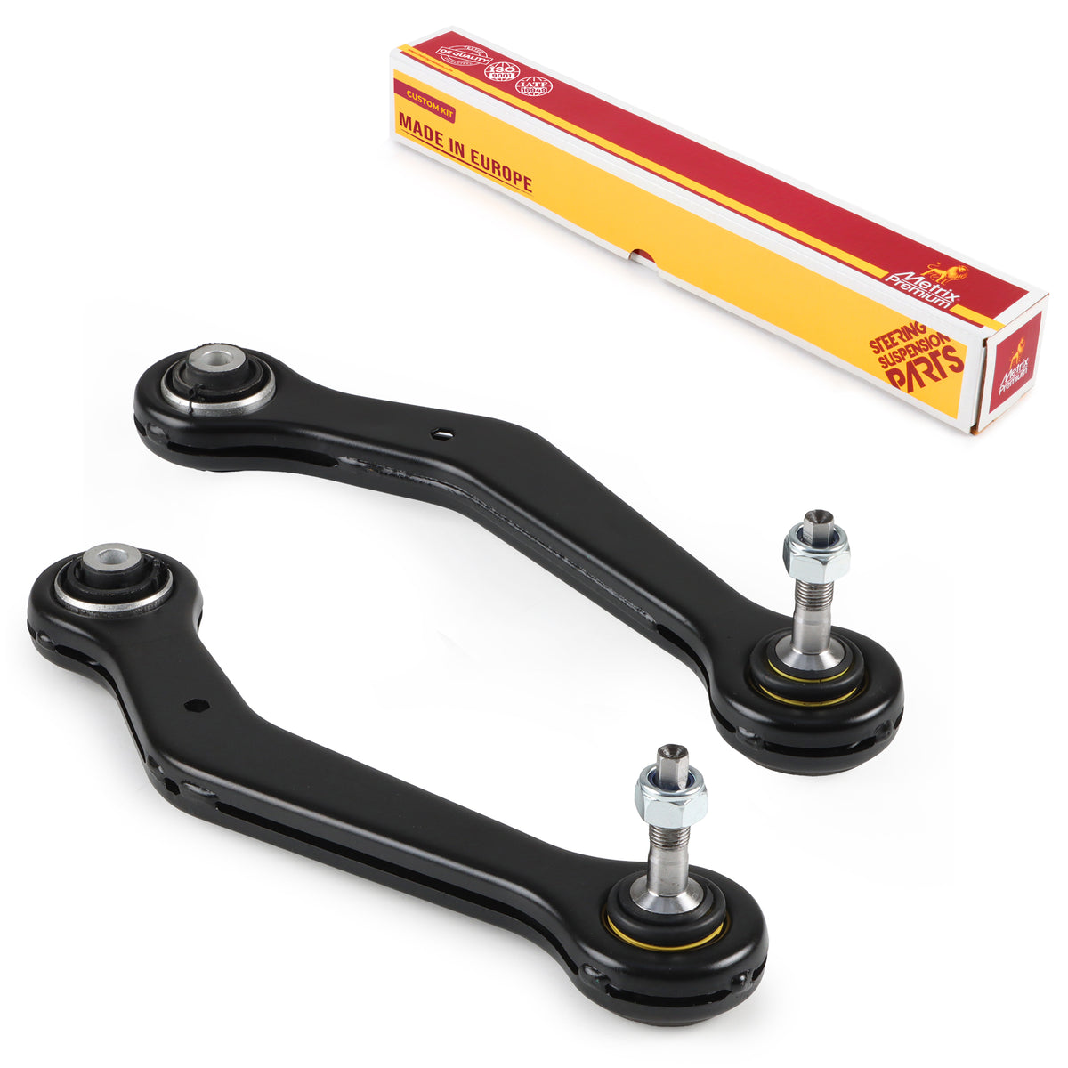 Metrix Premium Chassis Parts 2 PC Rear Left & Right Upper Rearward Control Arm and Ball Joint Assembly Kit 91340MT OEM fit auto parts