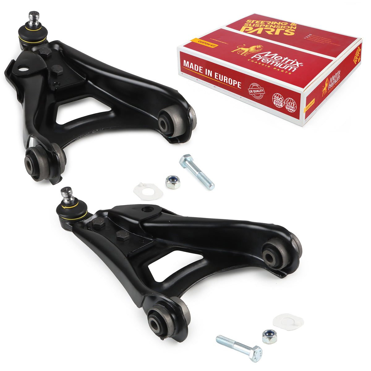 Metrix Premium Chassis Parts 2 PC Front Left & Right Lower Control Arm and Ball Joint Assembly Kit 91342MT OEM fit auto parts