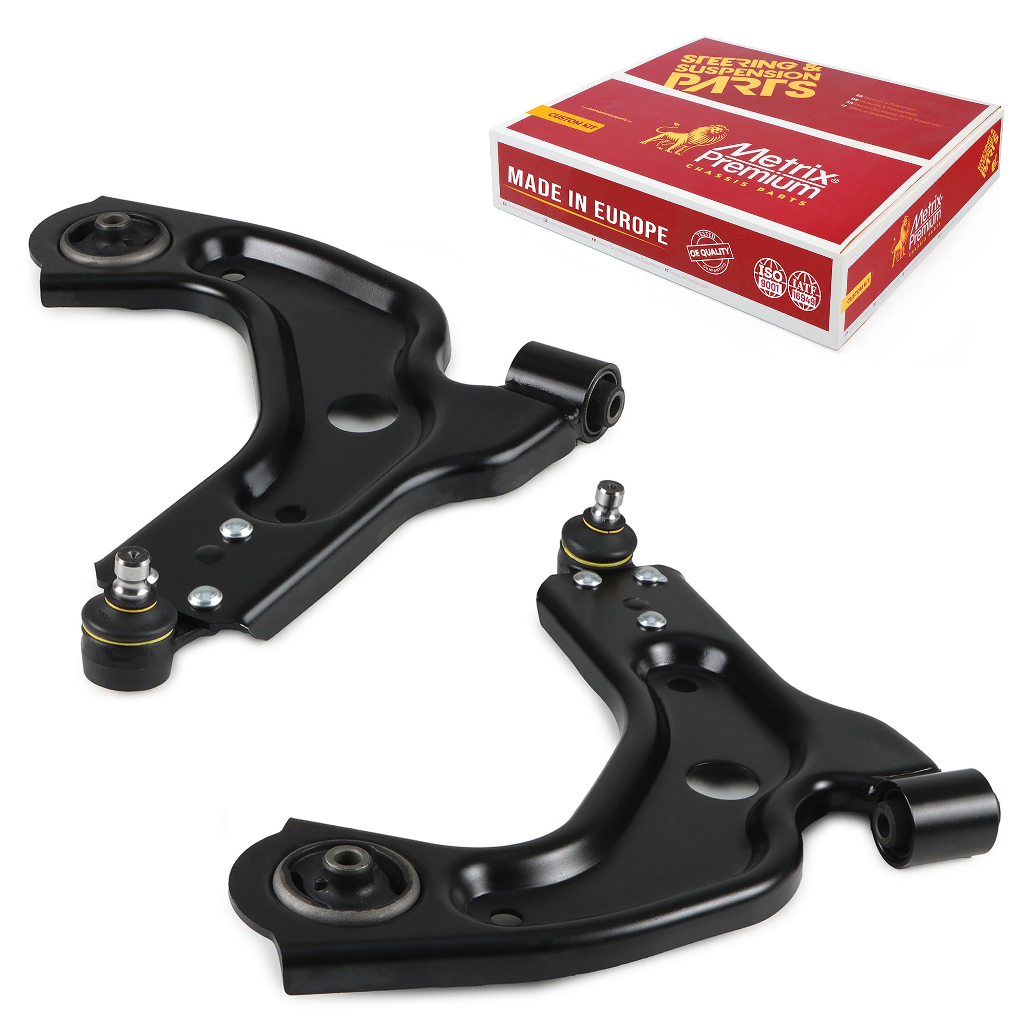 Metrix Premium Chassis Parts 2 PC Front Left & Right Lower Control Arm and Ball Joint Assembly Kit 91350MT OEM fit auto parts